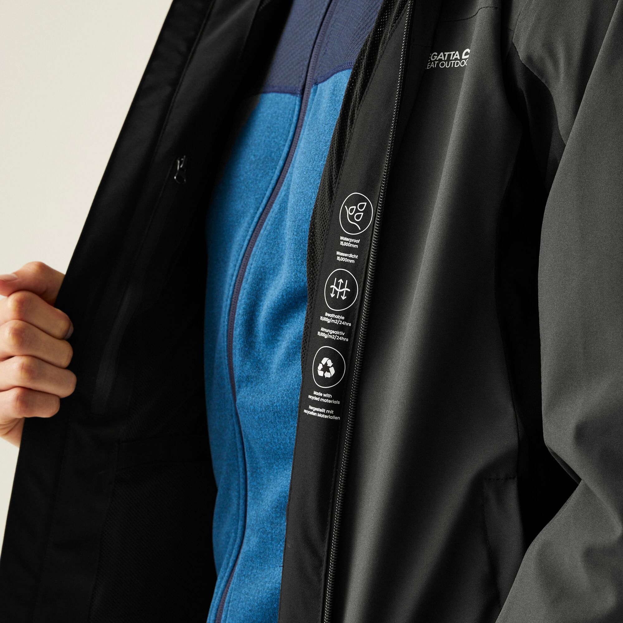 Men's Birchdale II Waterproof Jacket | Ash Black