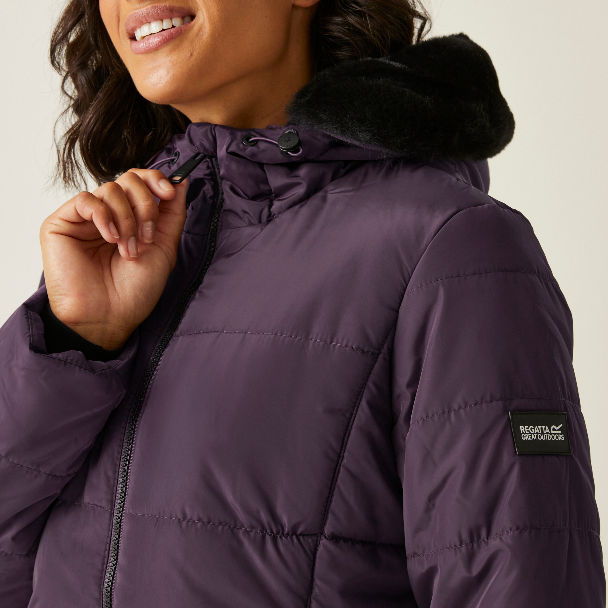 Women's Winnie Quilted Jacket | Deep Plum