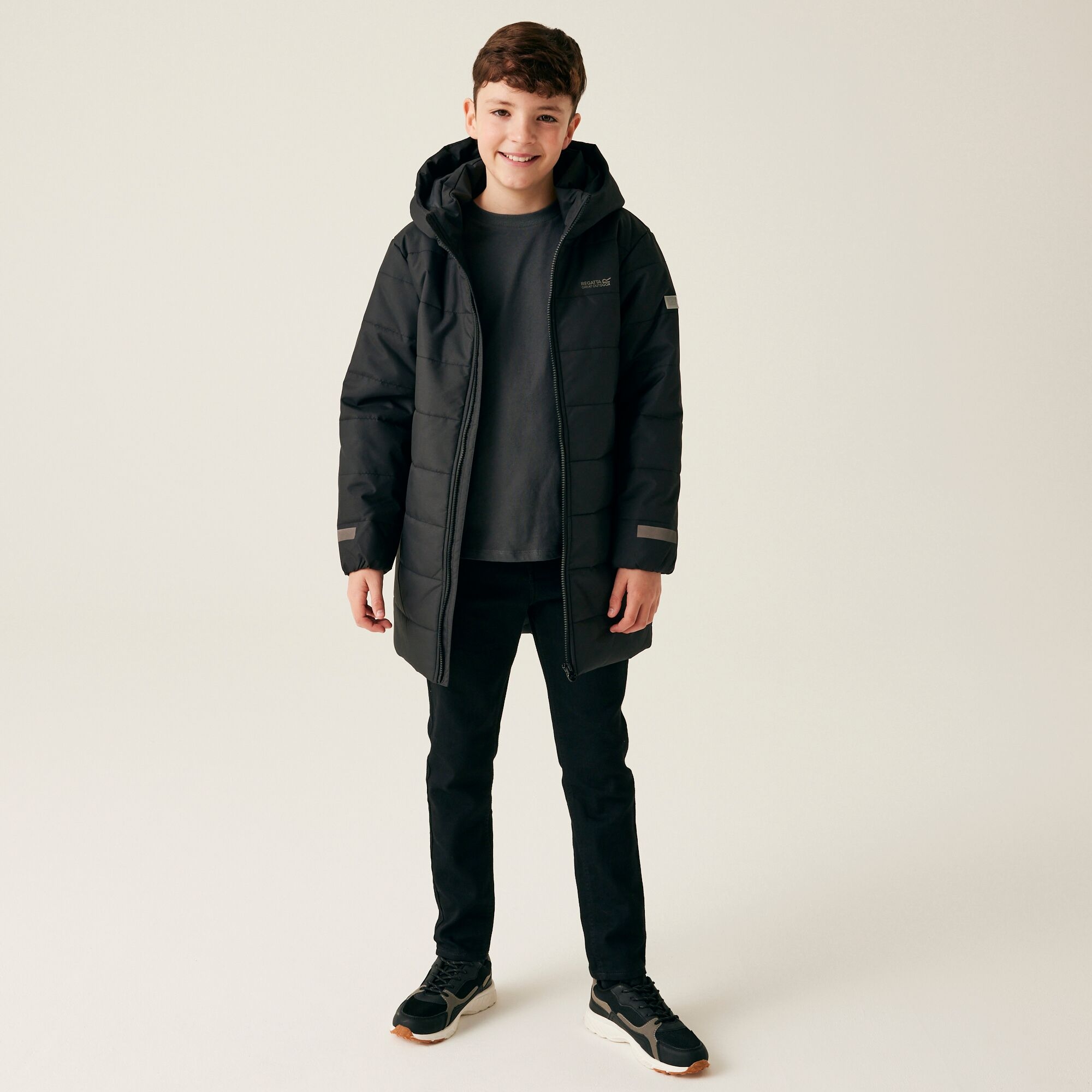 Kids' Lakiver Quilted Jacket | Black