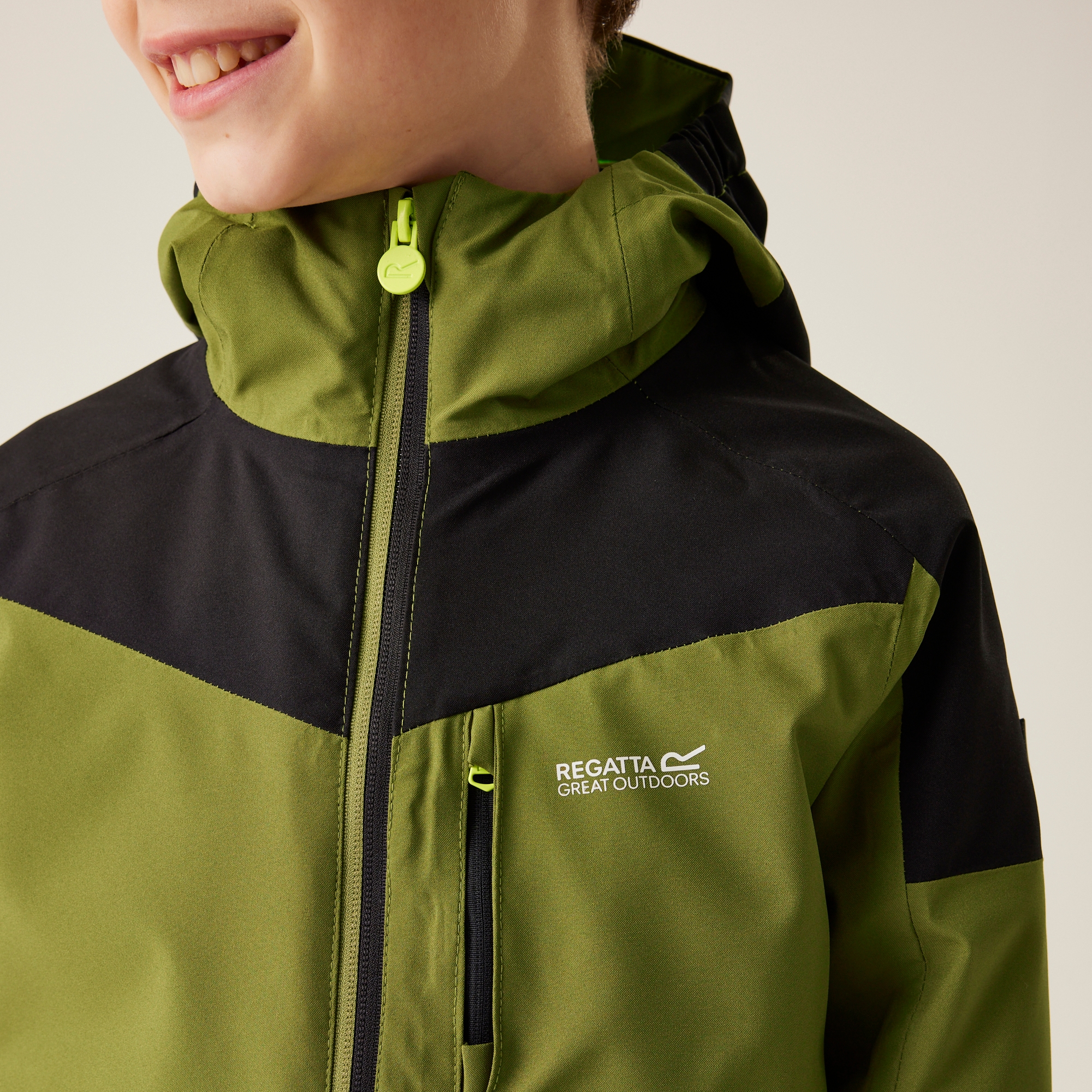 Boys Trekktain 3-in-1 Jacket | Nephrite Green Black