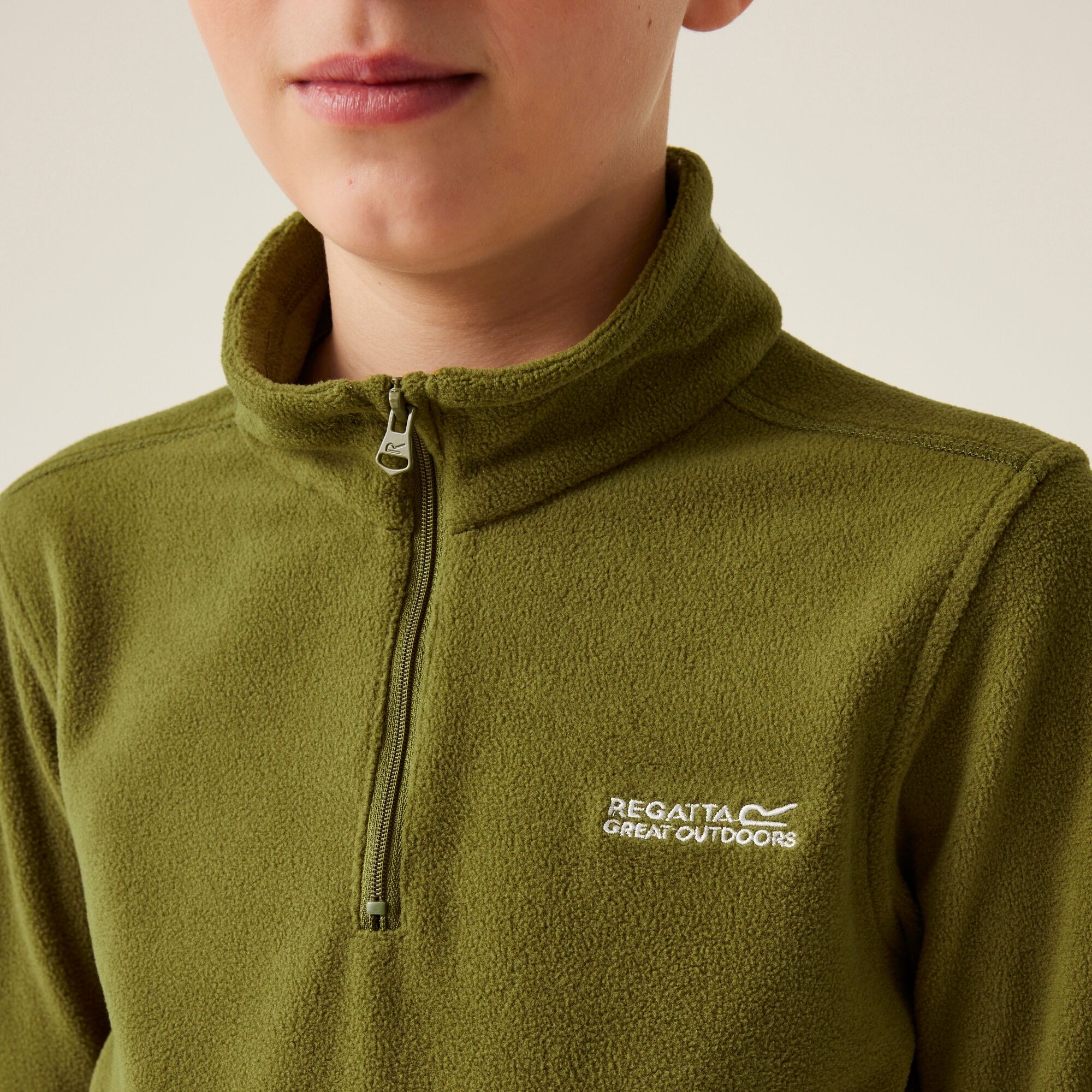 Kids' Hot Shot II Half Zip Fleece | Nephrite Green