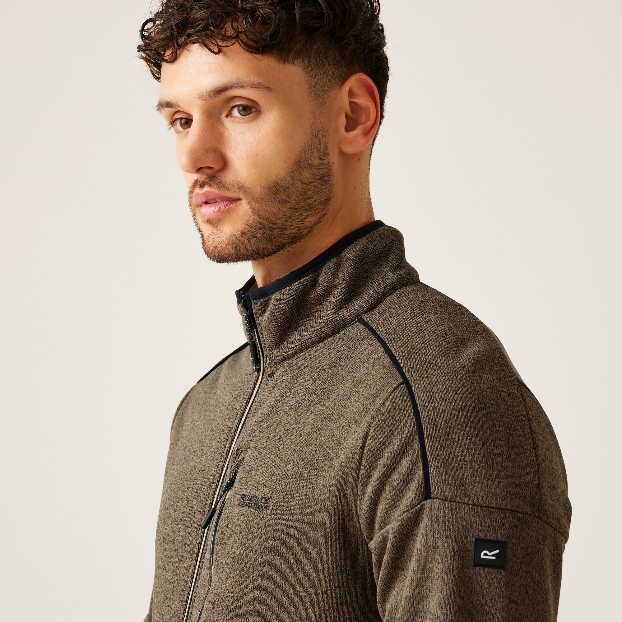 Men's Kames Full Zip Fleece | Treetop Golden Sand