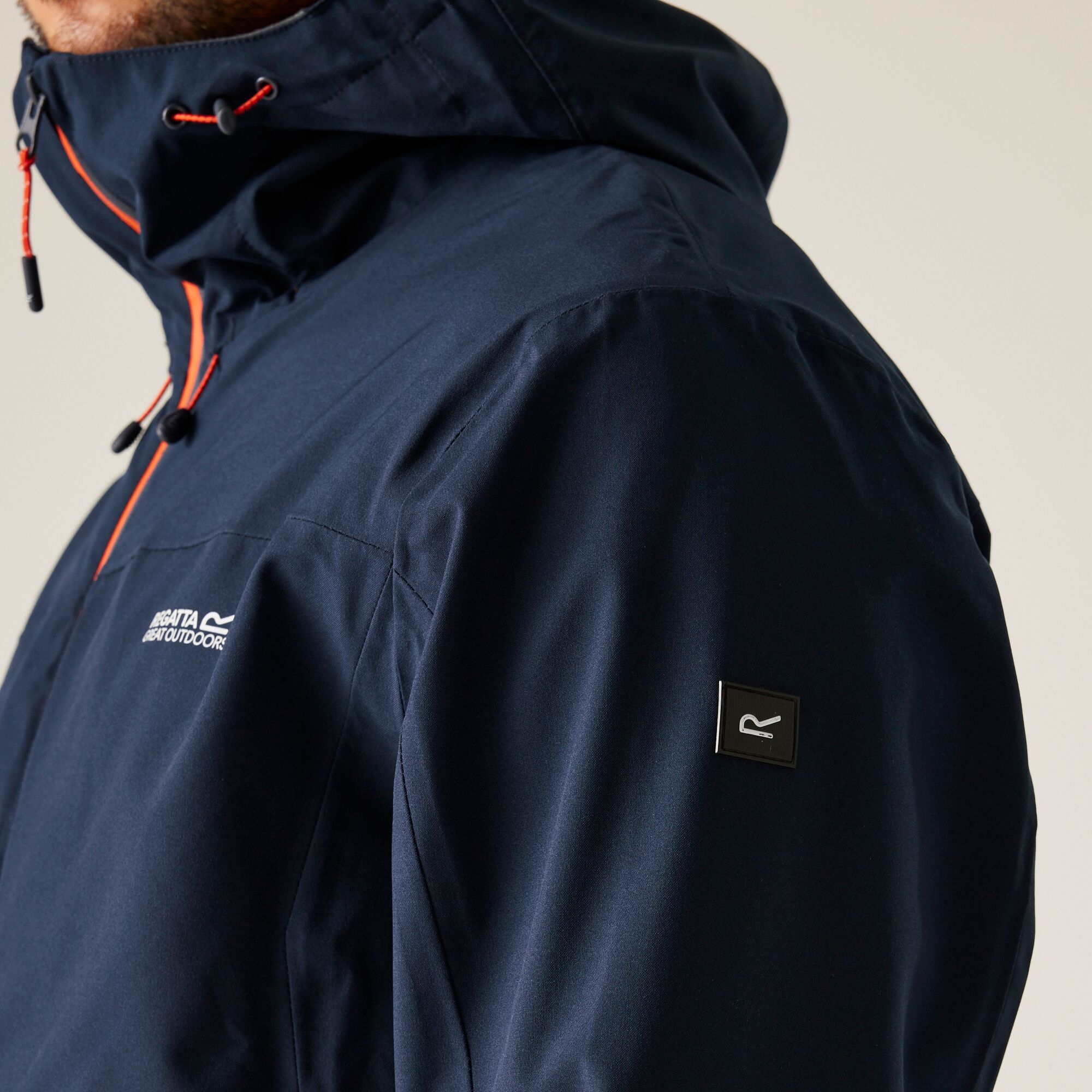 Men's Birchdale II Waterproof Jacket | Navy Tangerine Tango