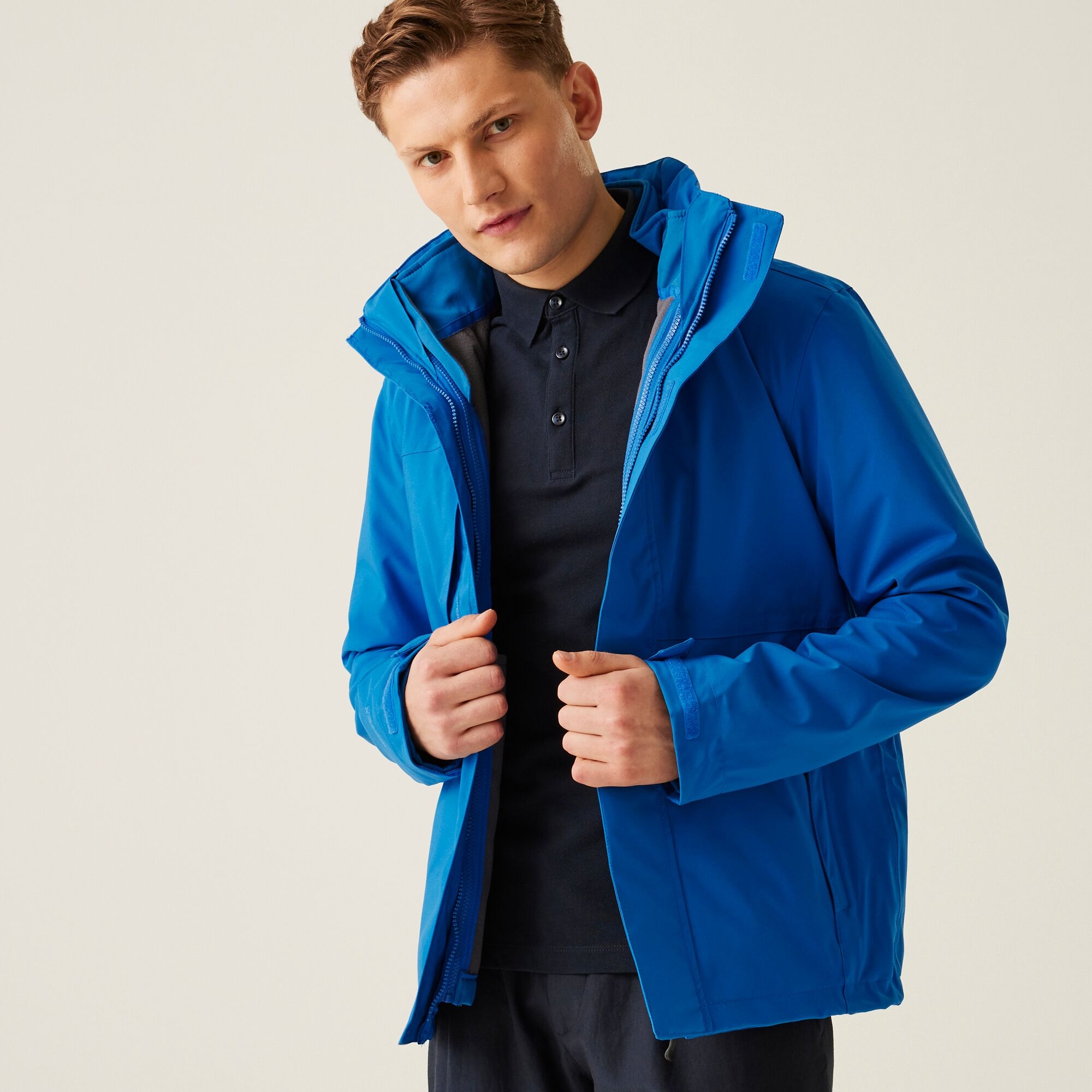 Men's Kingsley Waterproof Stretch 3 in 1 Jacket | Oxford Blue