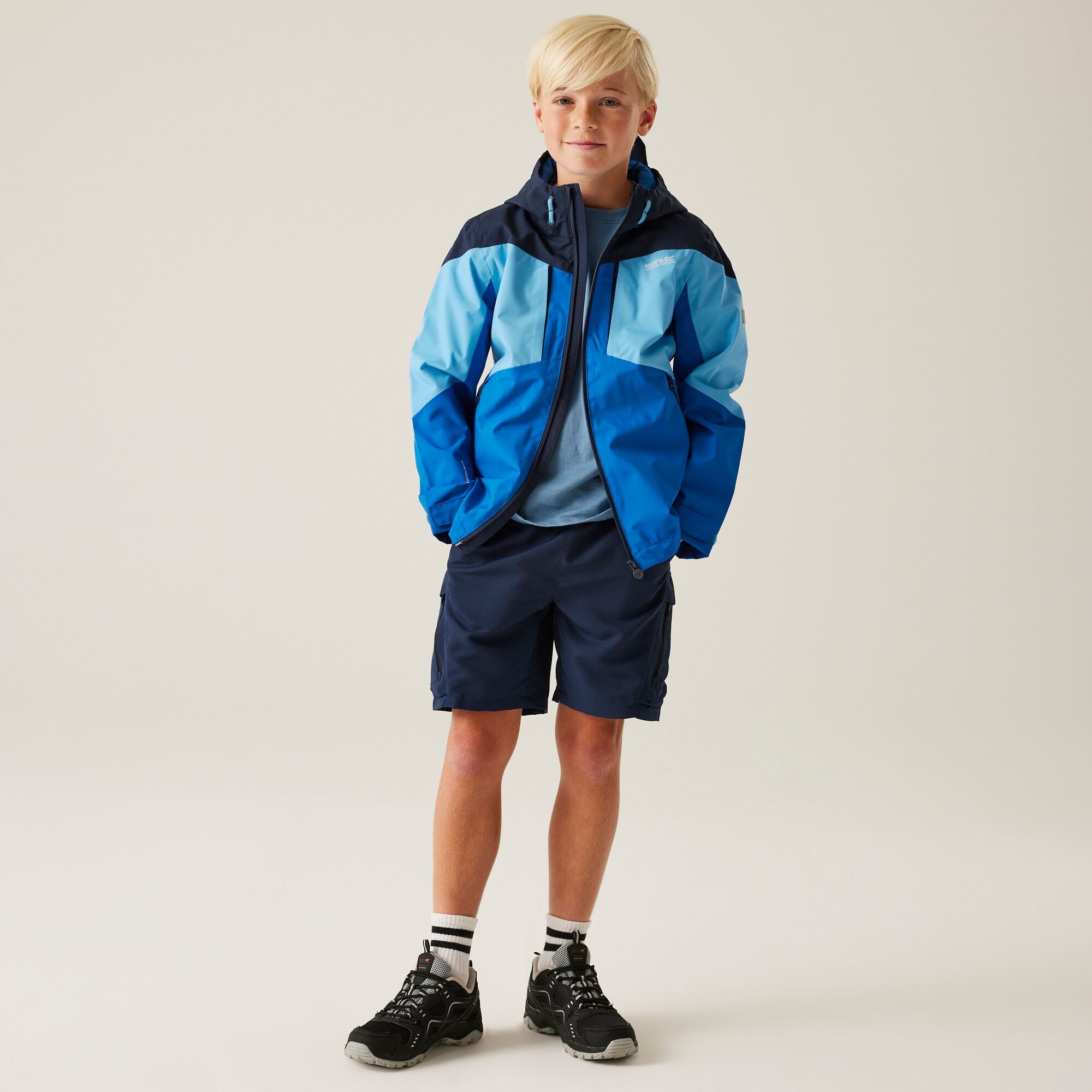 Kids' Highton VI Waterpoof Jacket | Olympian Blue Elysium Blue Navy