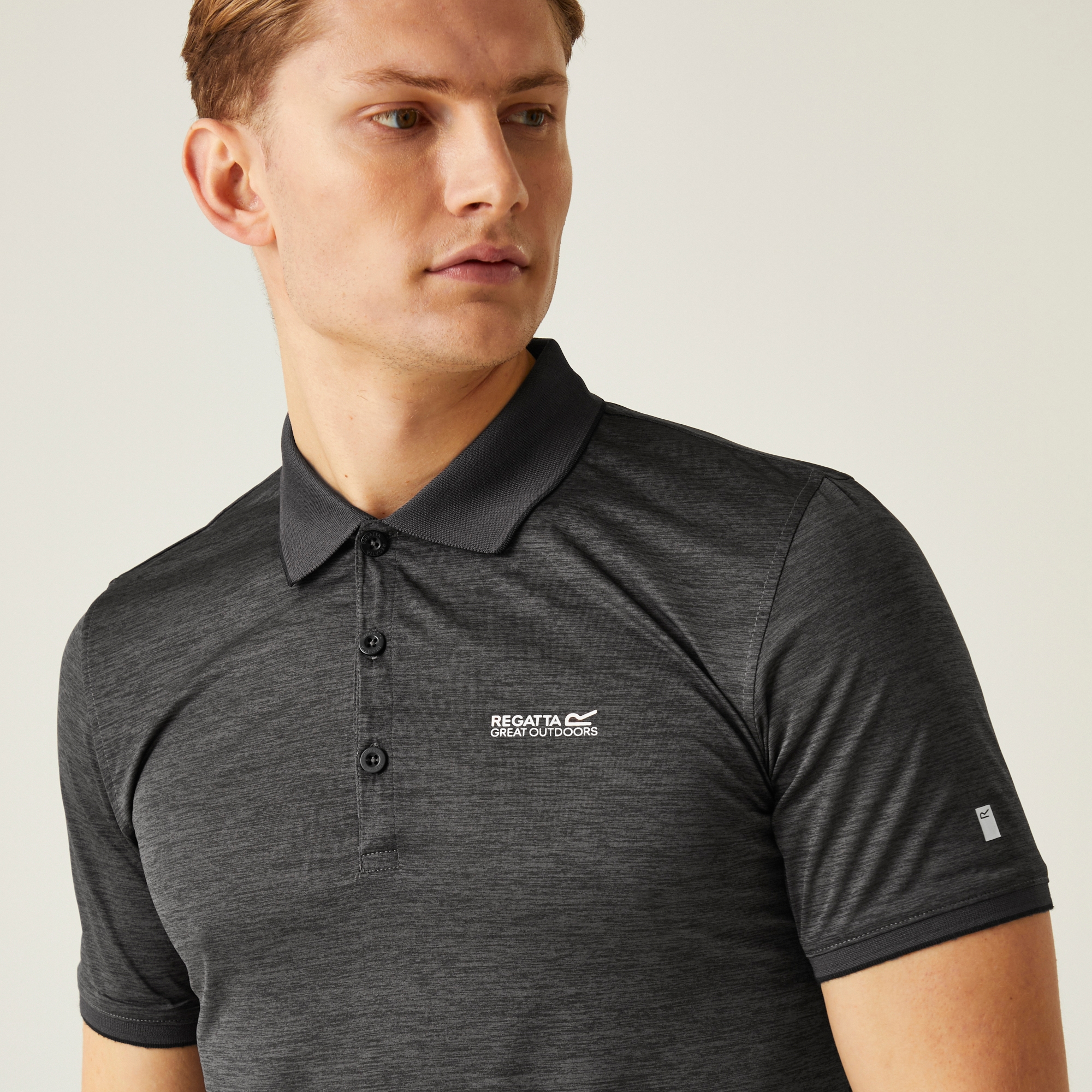 Men's Remex II Jersey Polo Shirt | Ash