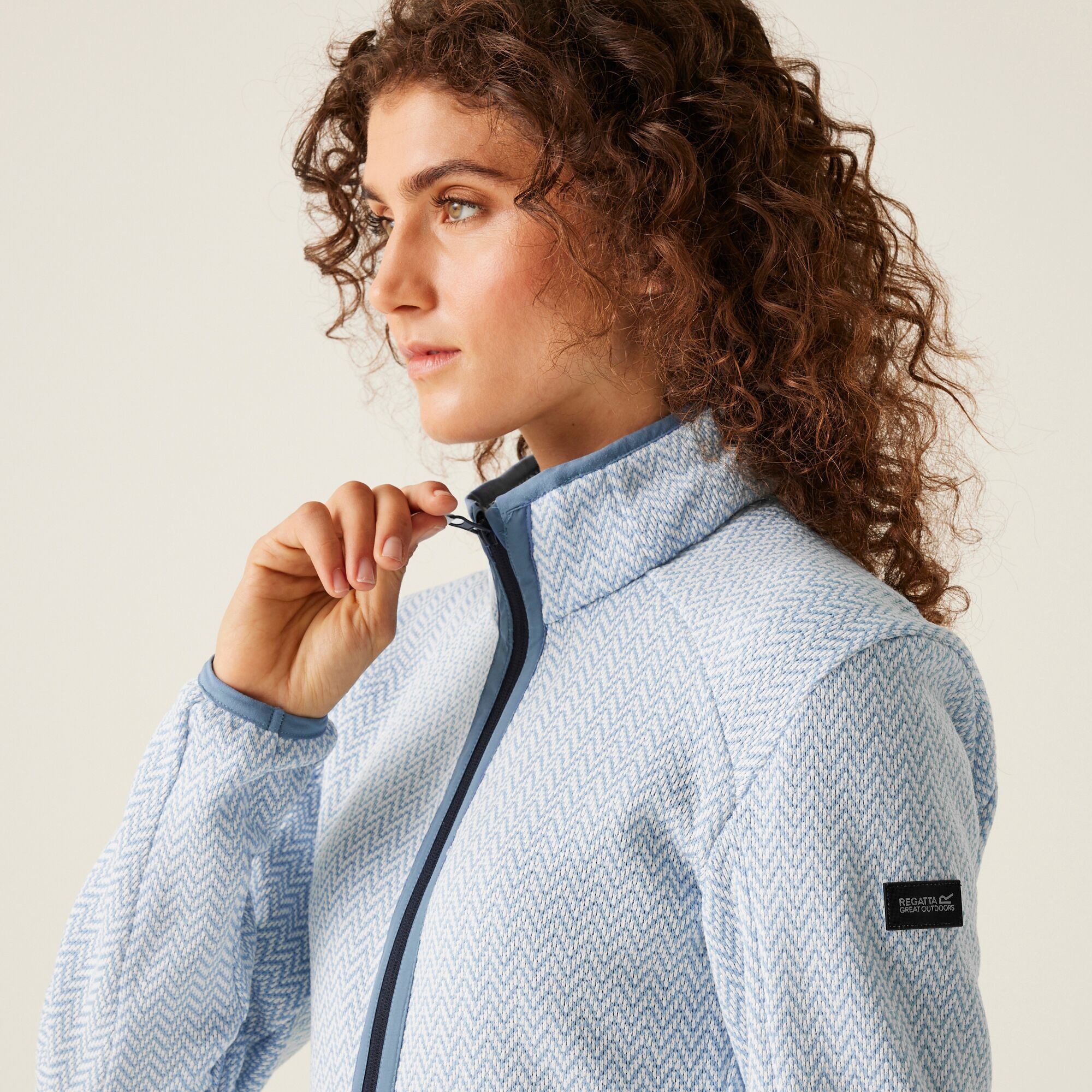 Women's Elzie Full Zip Fleece | Clear Sky