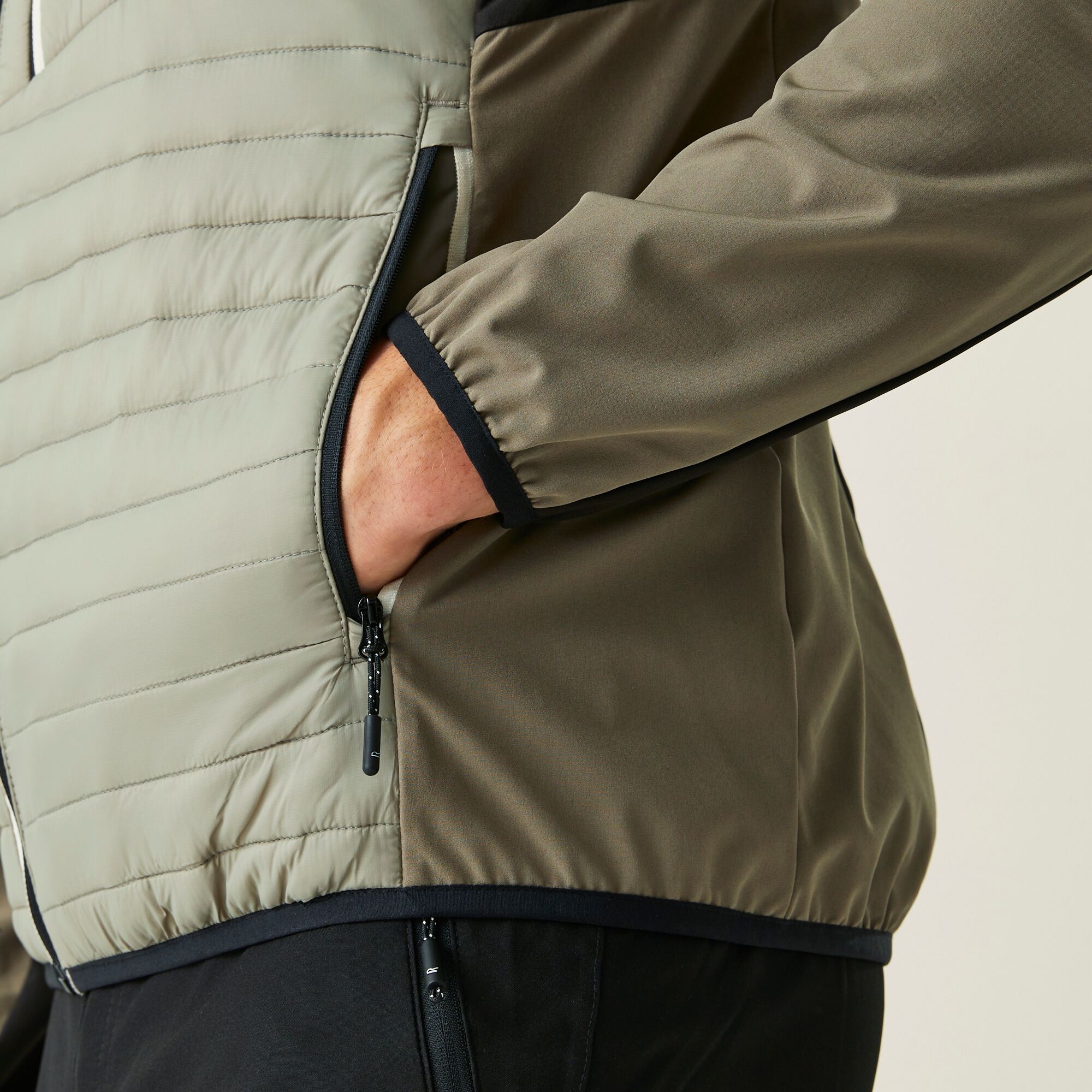 Men's Pro Hybrid II Jacket | Golden Sand Treetop Black