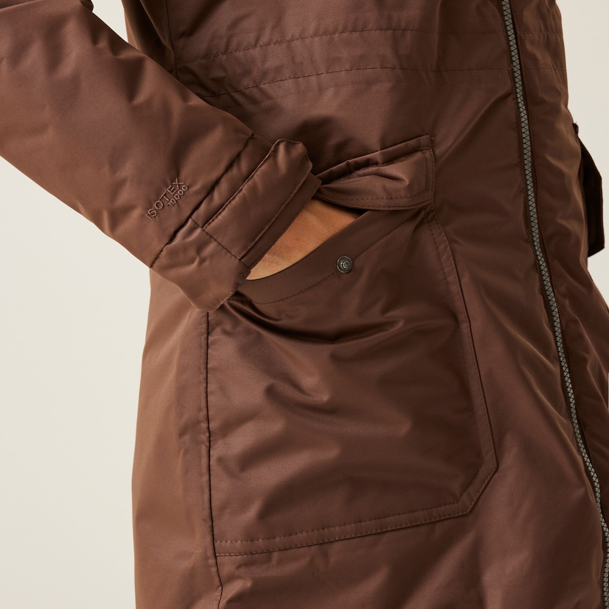 Women's Romine II Waterproof Parka Jacket | Dark Brown Black
