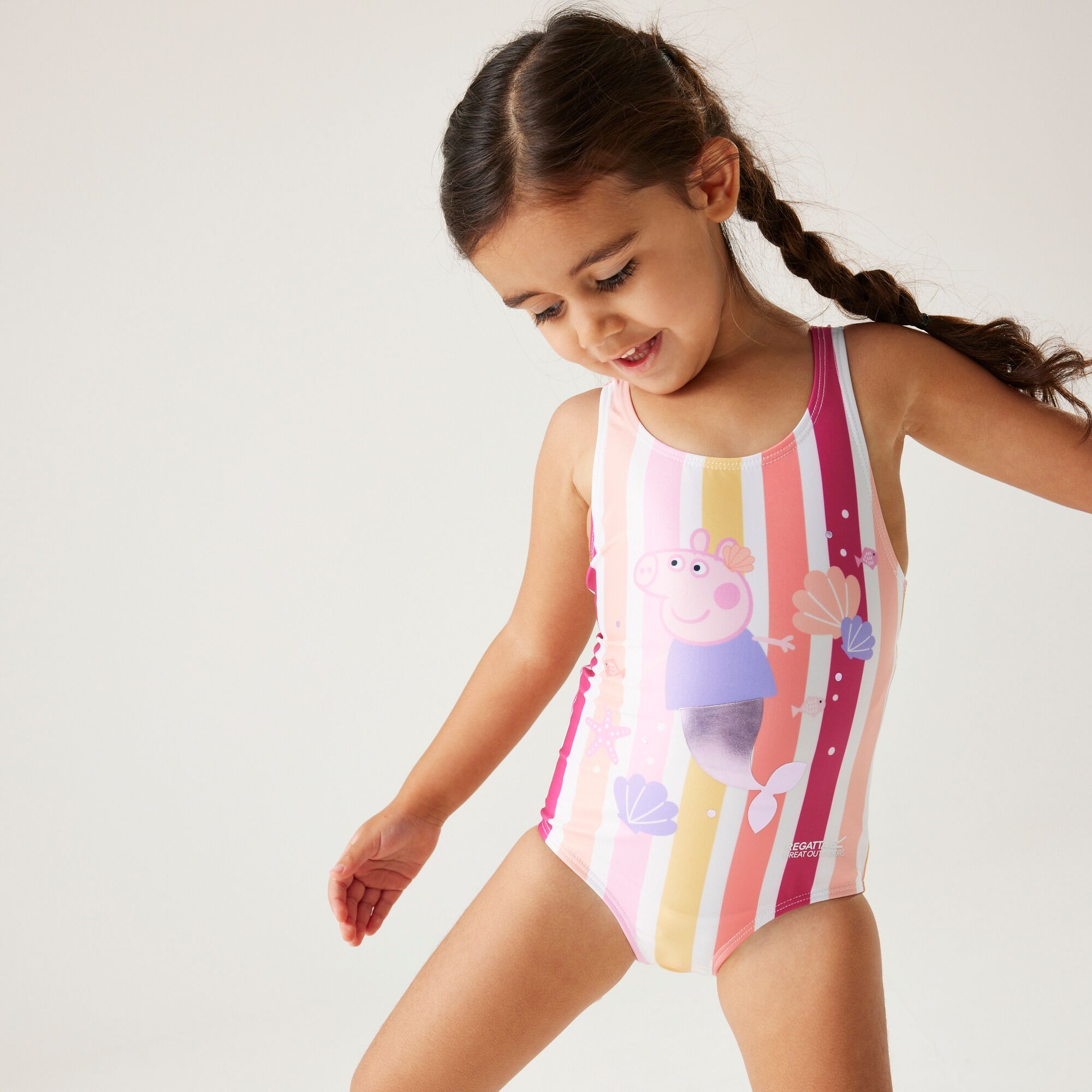 Kids' Peppa Pig Splash Suit | Multi Stripe