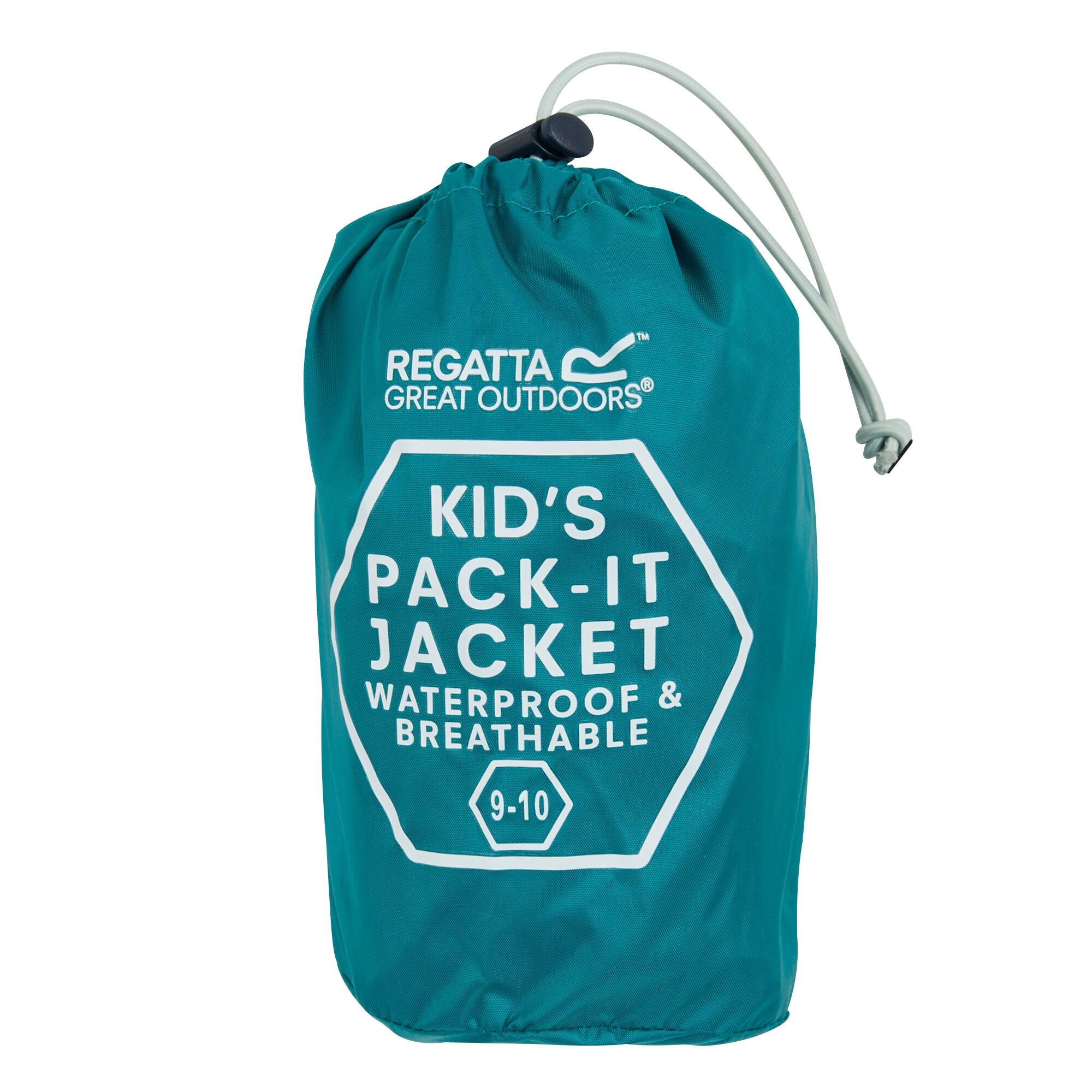 Kids' Pack It Waterproof Packaway Jacket | Exotic Plume Icy Morn
