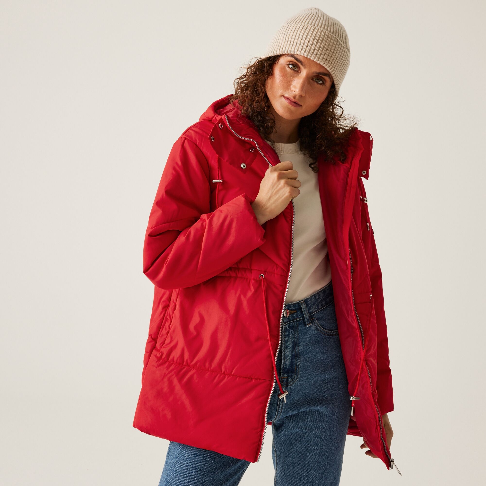 Women's Rurie Quilted Jacket | Danger Red