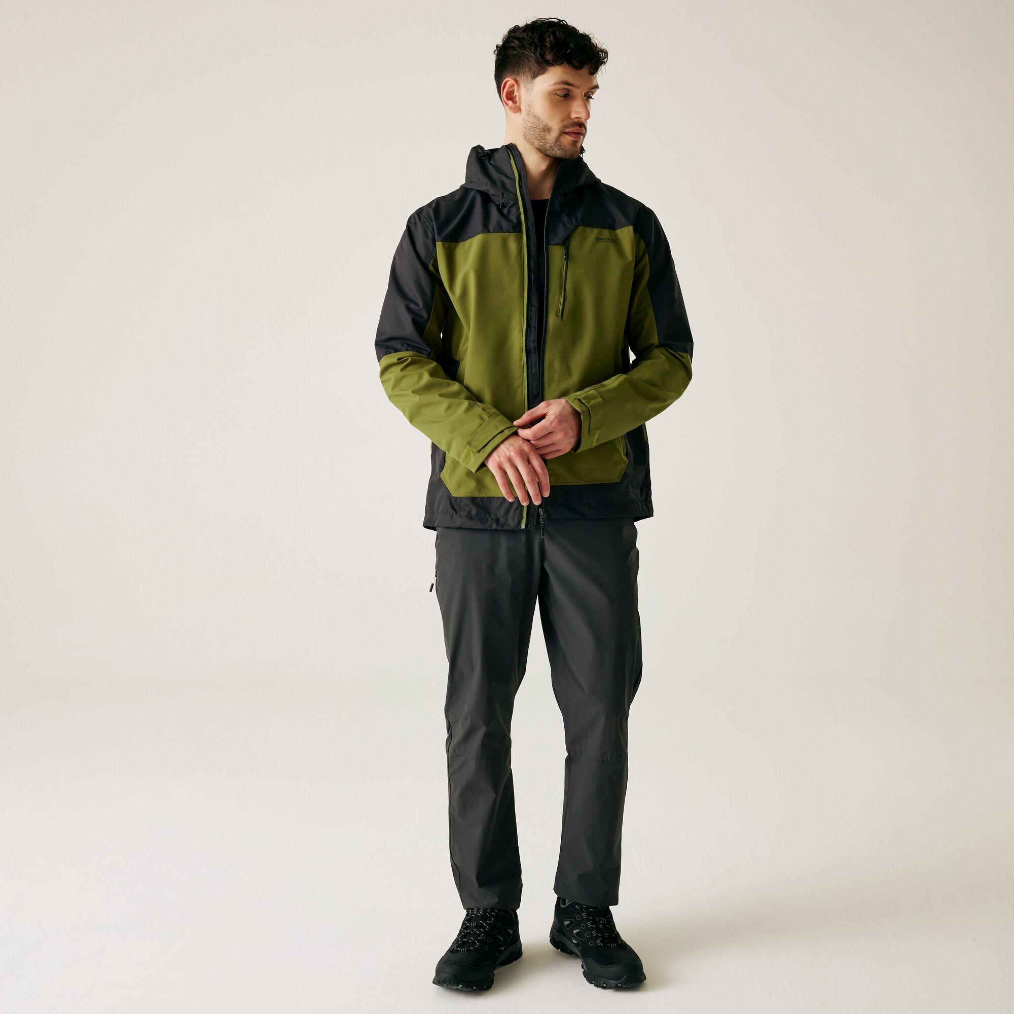 Men's Highton IV Stretch Waterproof Jacket | Nephrite Green Ash