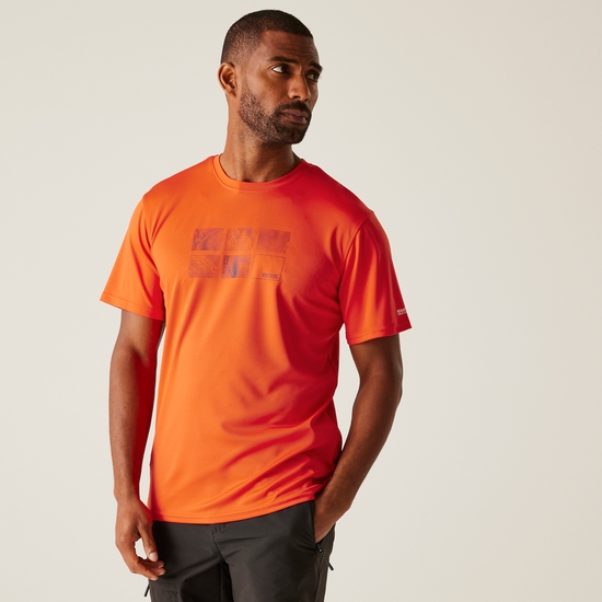 Men's Fingal IX T-Shirt | Tangerine Tango