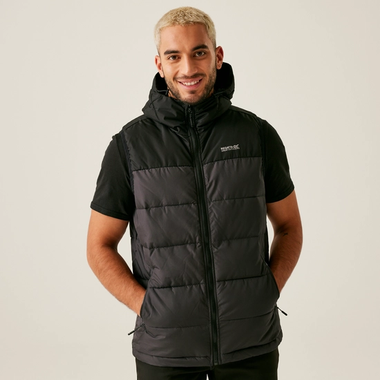 Men's Nevado Heavyweight Gilet | Red Ochre Black