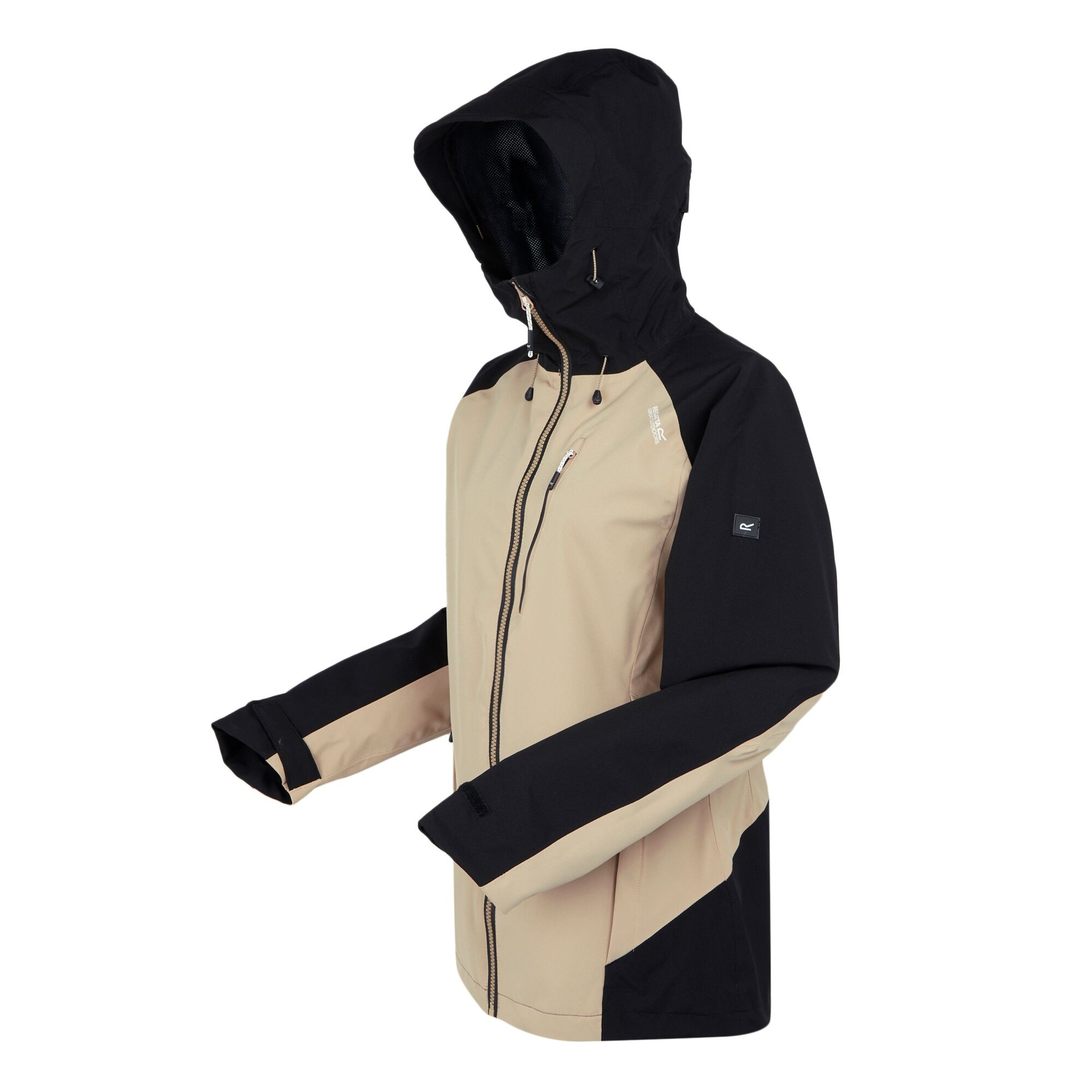 Women's Birchdale Waterproof Jacket | Warm Taupe Black