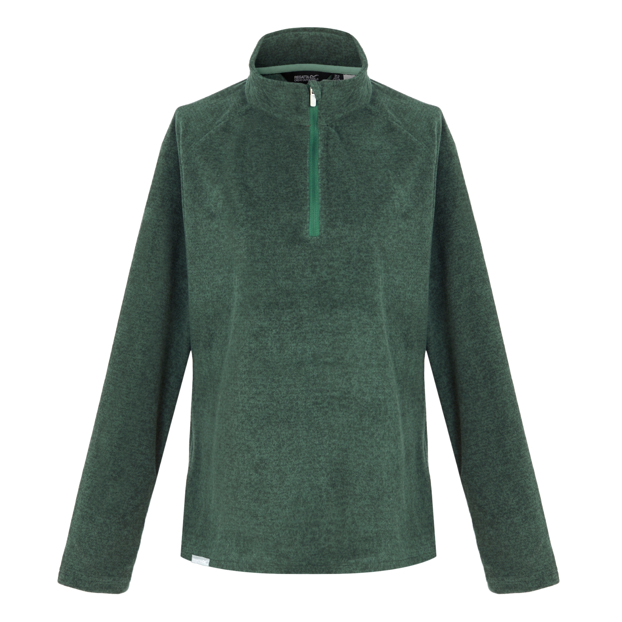 Women's Pimlo Half Zip Velour Fleece | Rain Forest