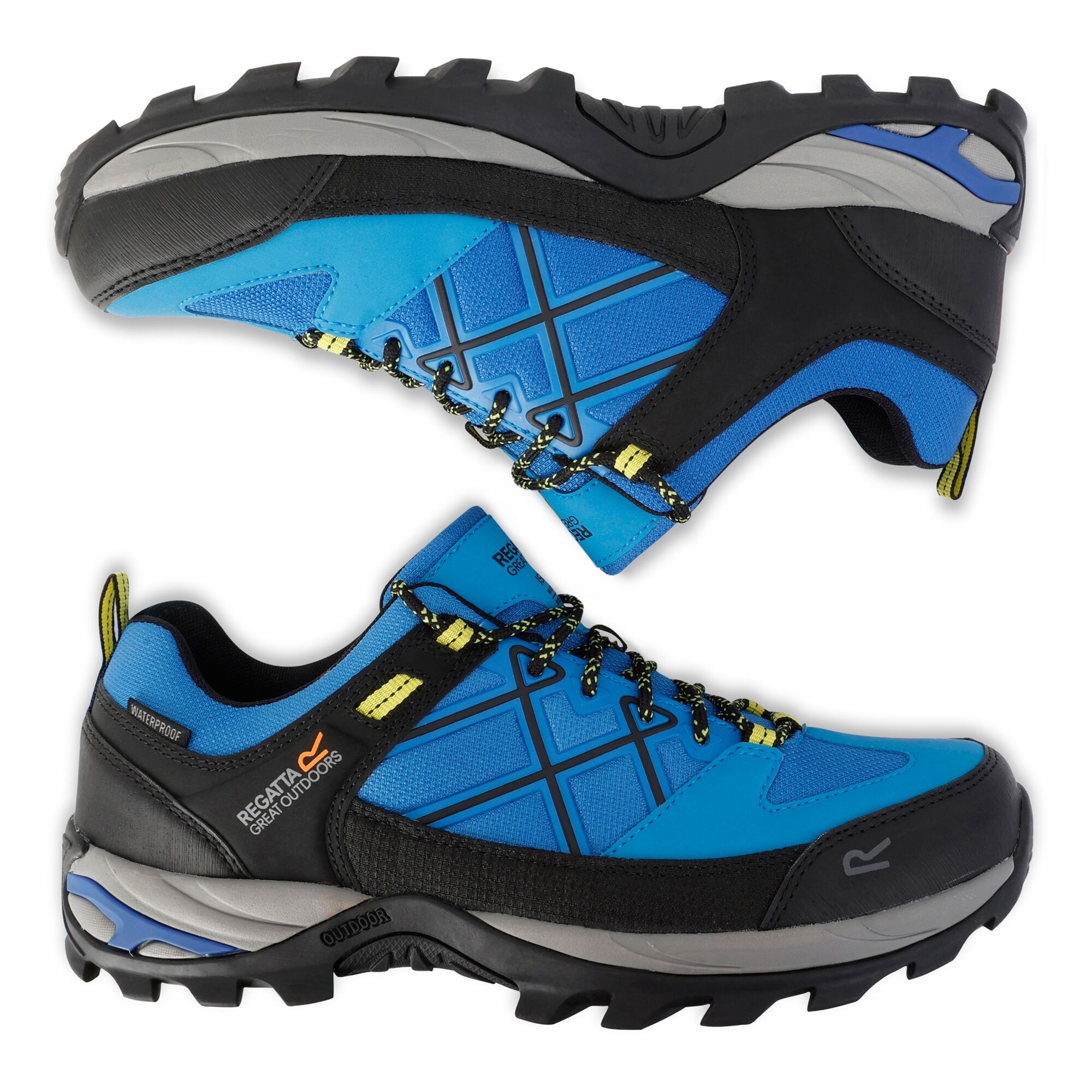 Men's Samaris III Low Walking Shoes | Blue Lime Punch