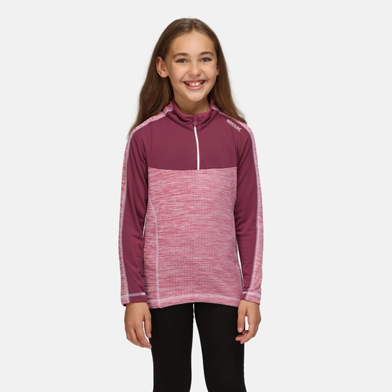 Kids' Hewley Fleece | Apricot Crush Seal Grey