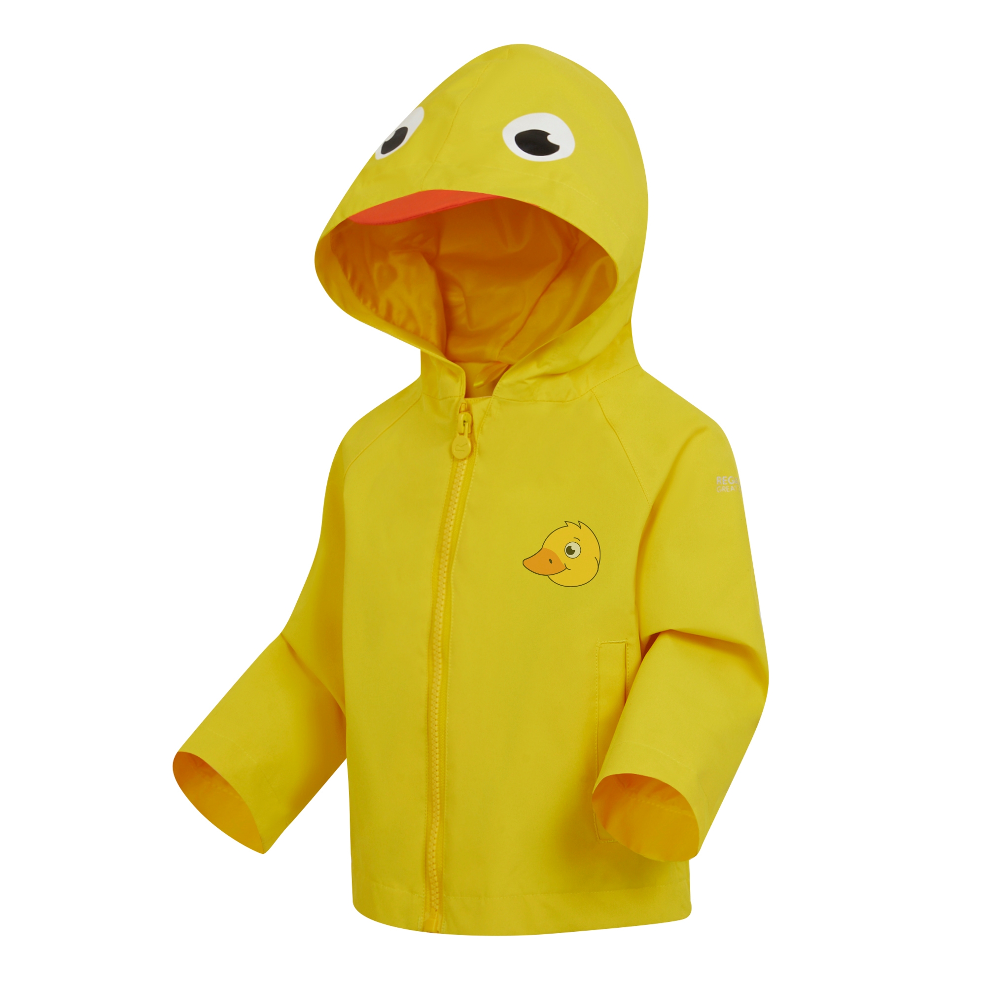 Kids' Animal Waterproof Jacket | Pebbles The Duck Sunbeam
