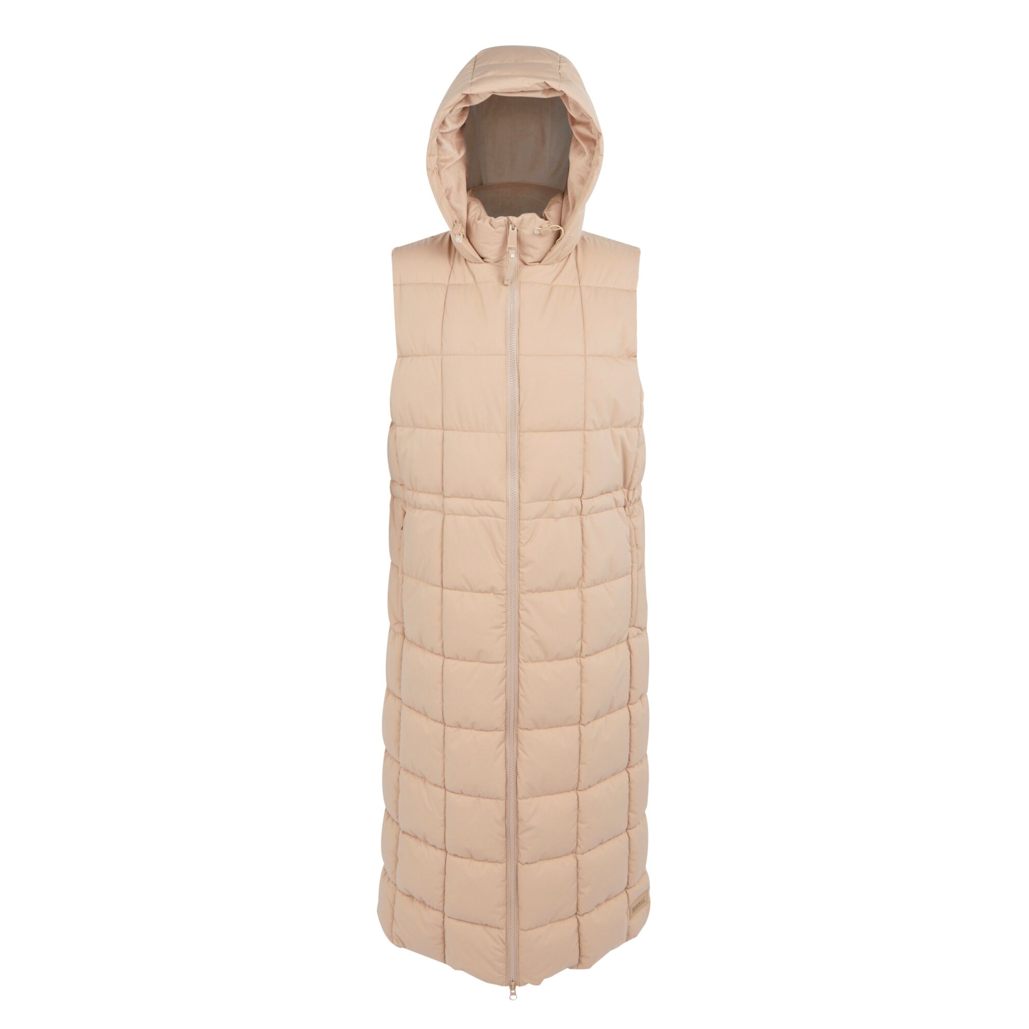 Women's Leandra Longline Gilet | Warm Taupe