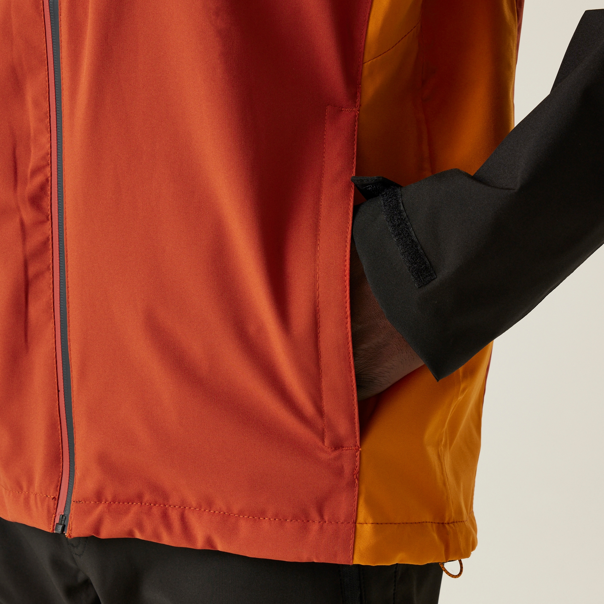 Men's Birchdale Waterproof Jacket | Red Ochre Black