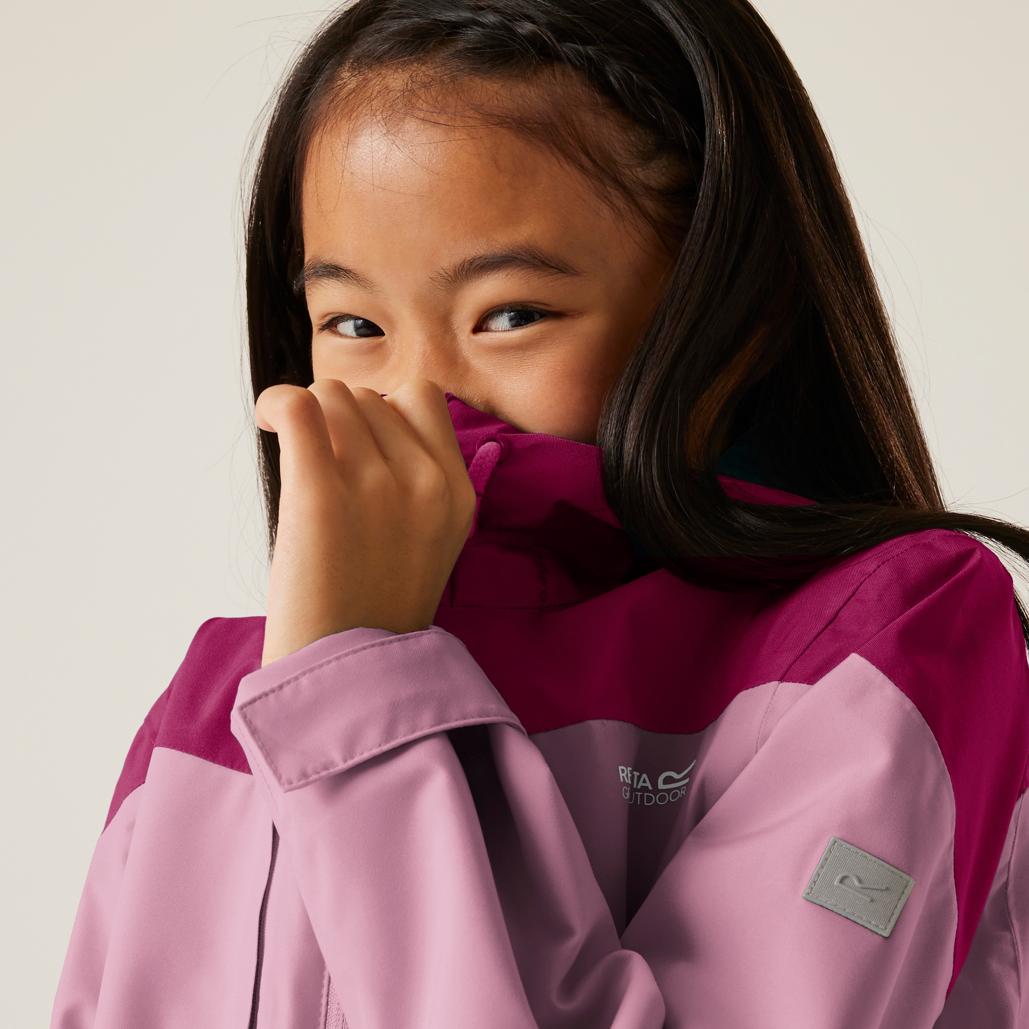 Kids' Highton VI Waterpoof Jacket | Lilas Beaujolais Pop