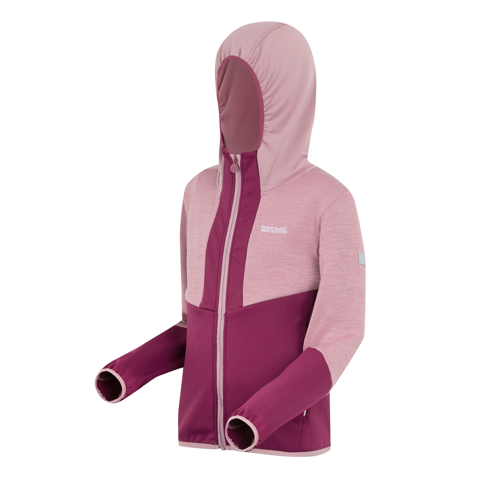 Kids' Dissolver X Full Zip Fleece | Beaujolais Lilas