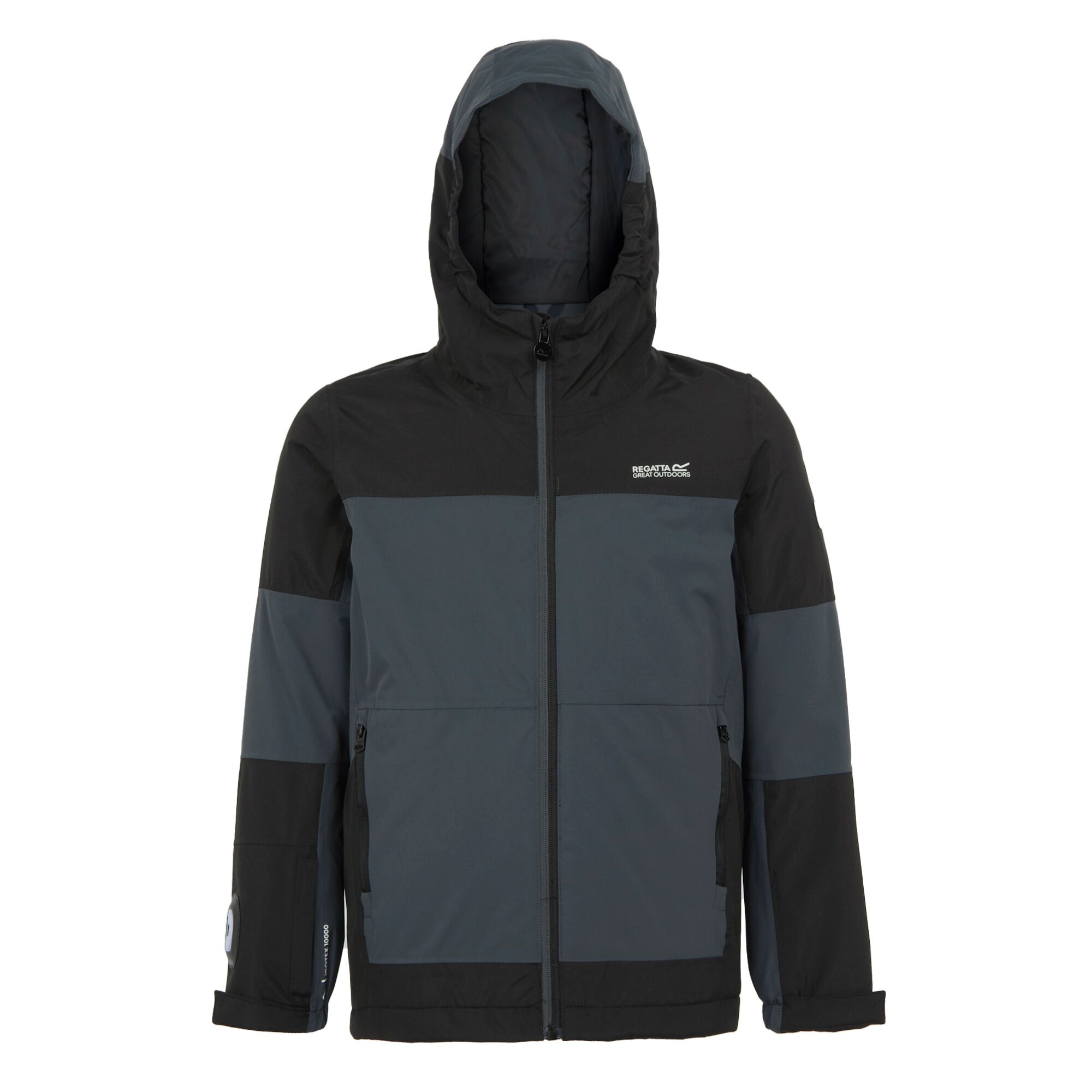 Kids' Beamz IV Waterproof Jacket | Seal Grey Black