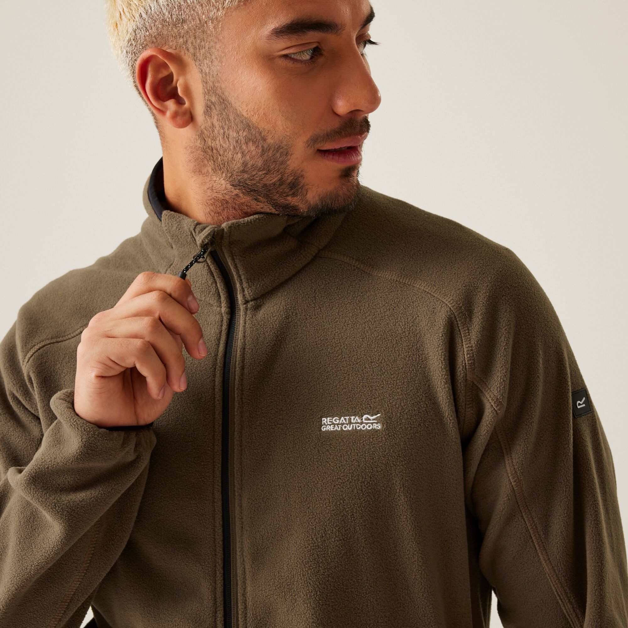Men's Hadfield Full Zip Fleece | Crocodile