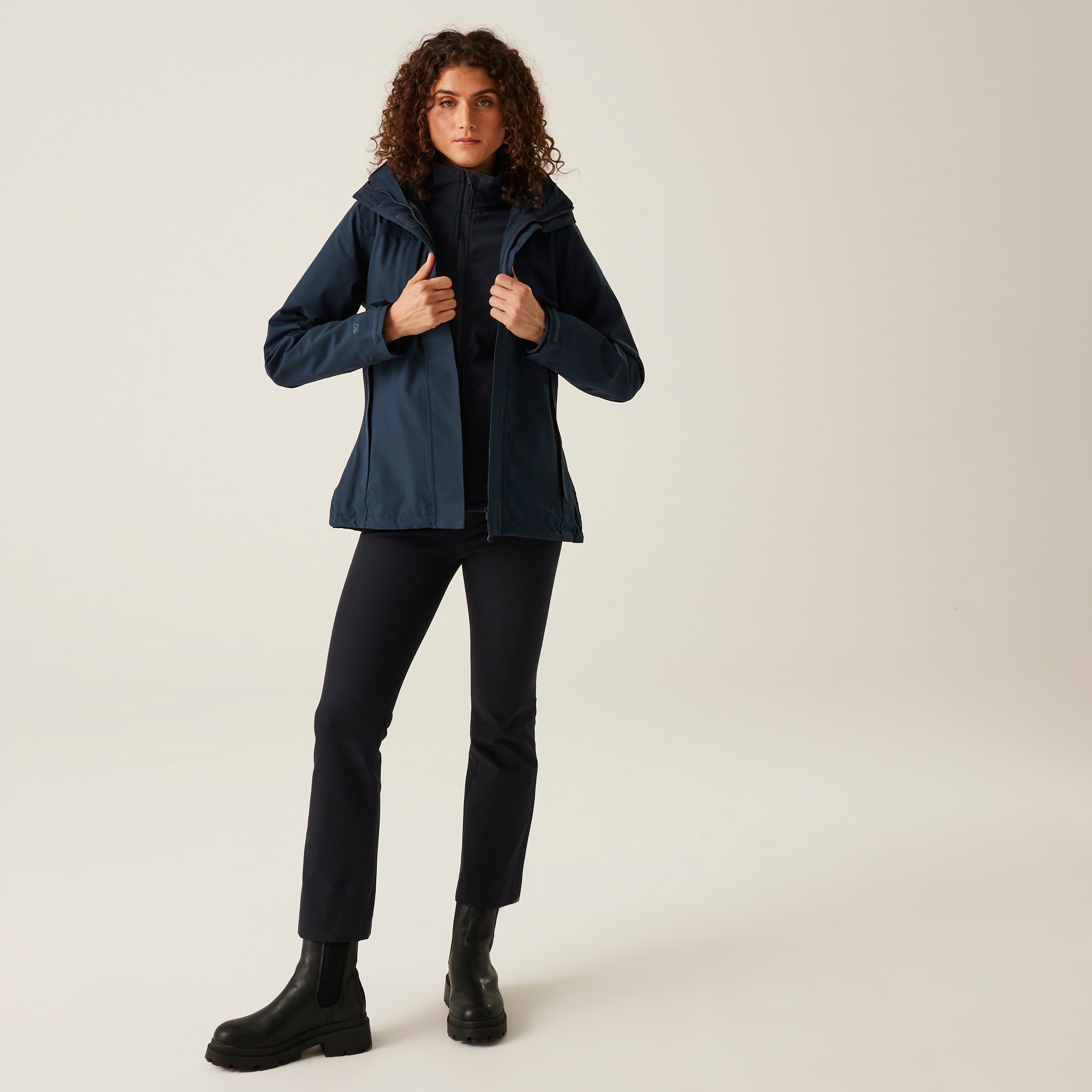 Women's Kingsley Waterproof Stretch 3 in 1 Jacket | Navy