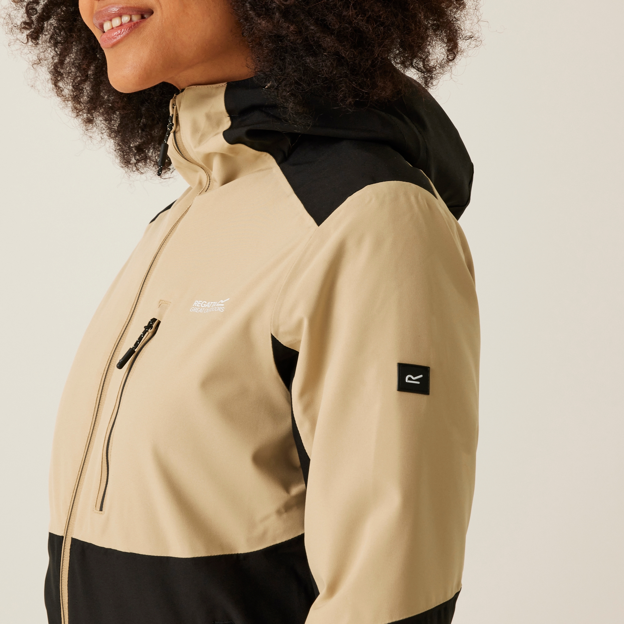 Women's Kelora Waterproof Insulated Jacket | Black Warm Taupe