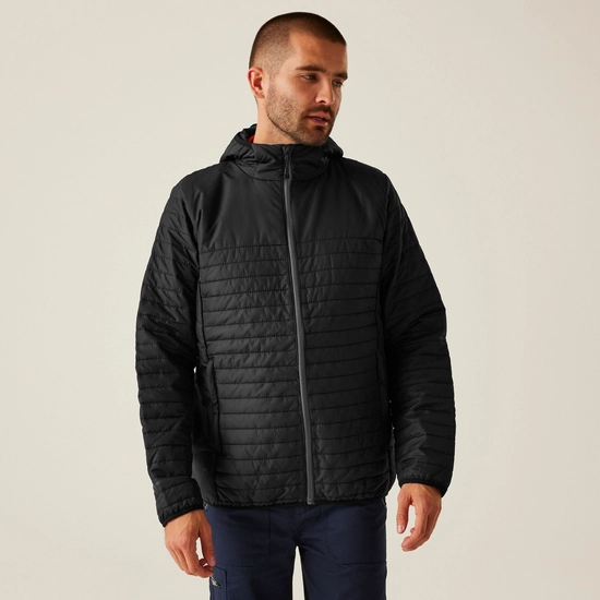 Men's Honestly Made 100% Recycled Insulated Hooded Jacket | Navy
