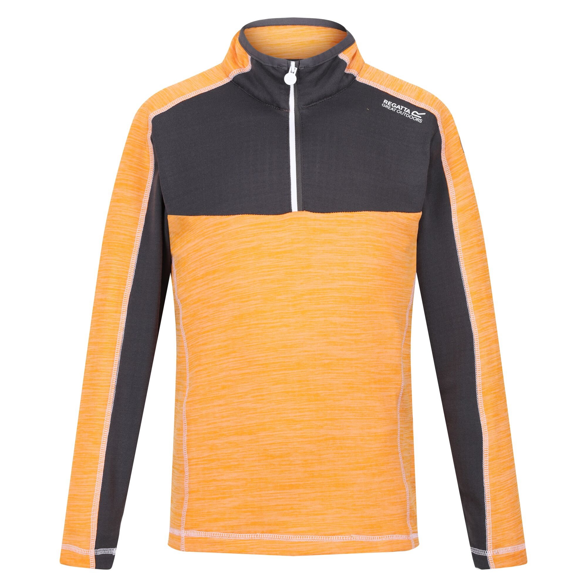 Kids' Hewley Fleece | Apricot Crush Seal Grey