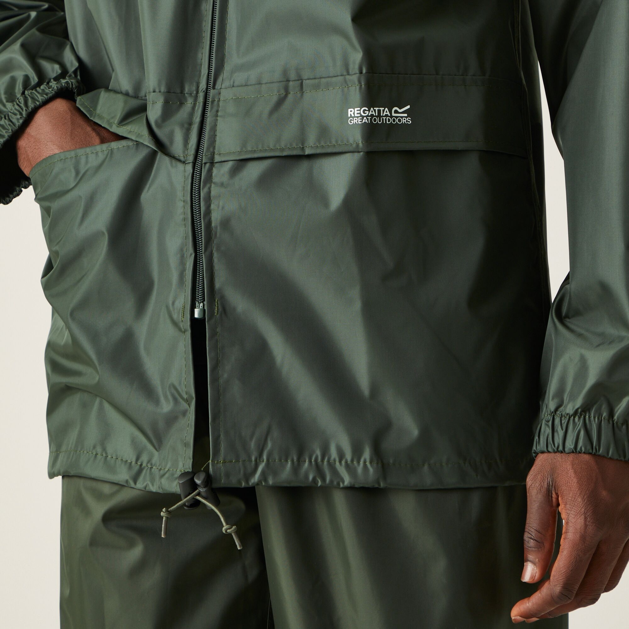 Unisex Stormbreak Waterproof Jacket | Dark Olive