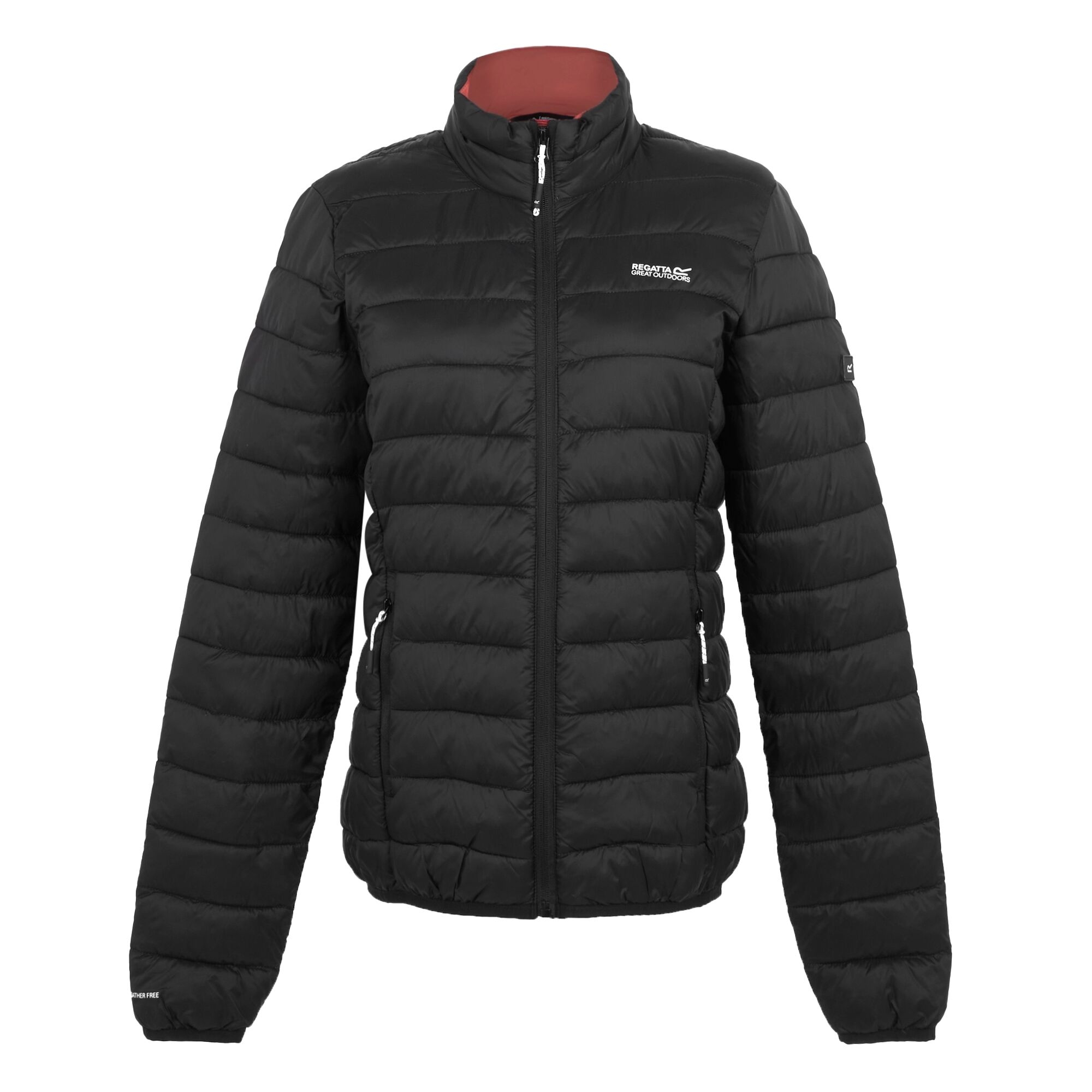 Women's Marizion Quilted Jacket | Black Mineral Red