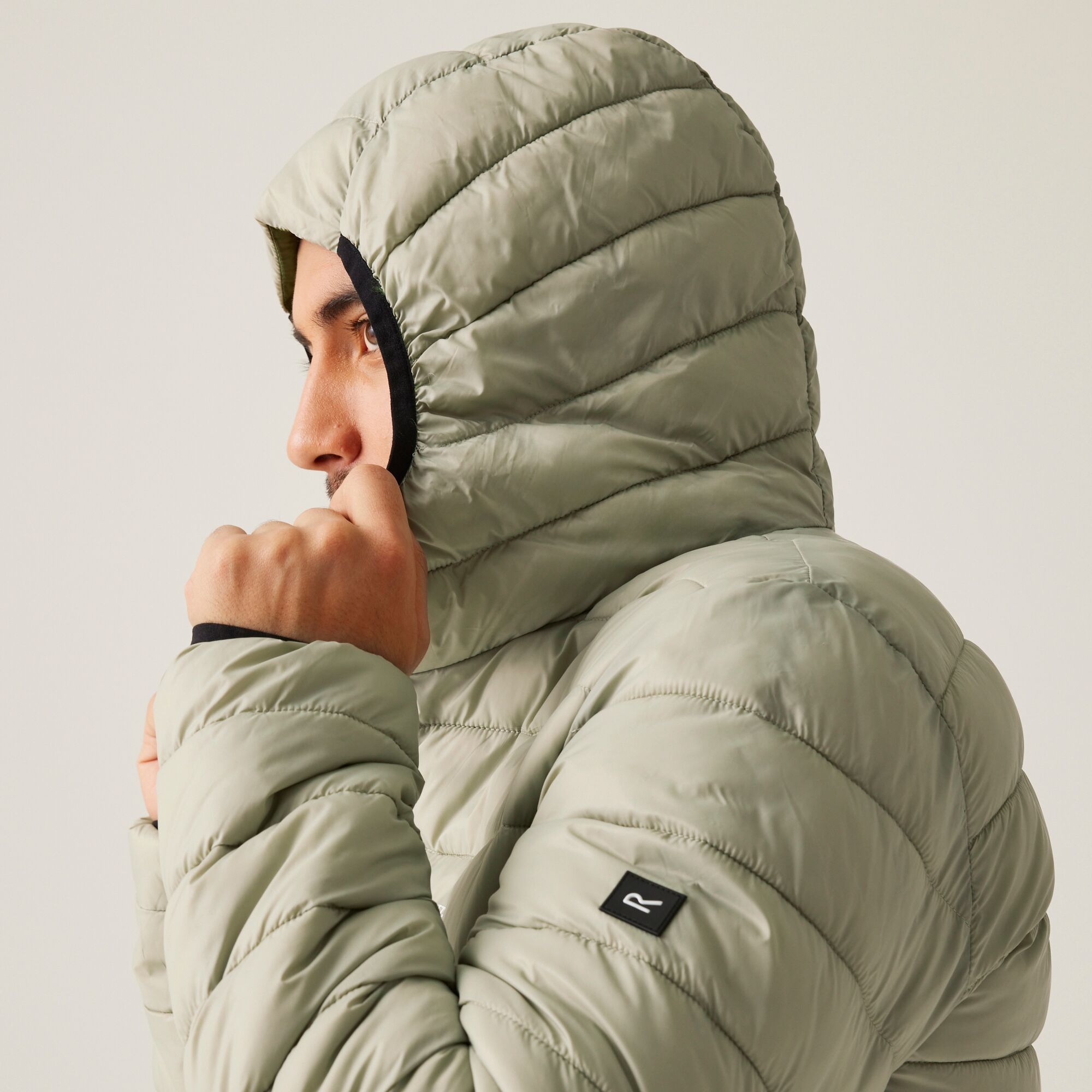 Men's Hooded Marizion Padded Jacket | Abbeystone Nephrite Green