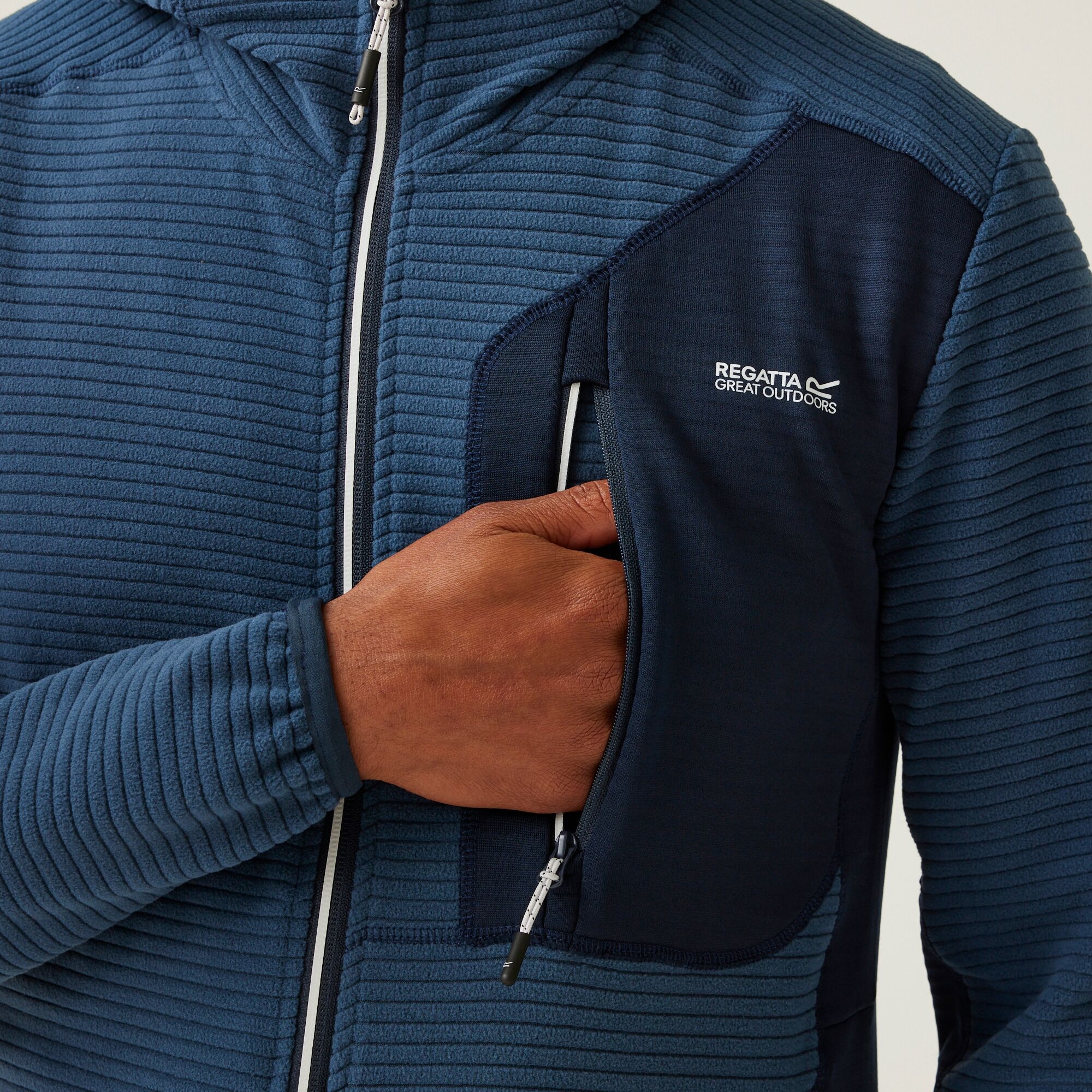 Men's Lakewright Full Zip Fleece | Moonlight Denim Navy