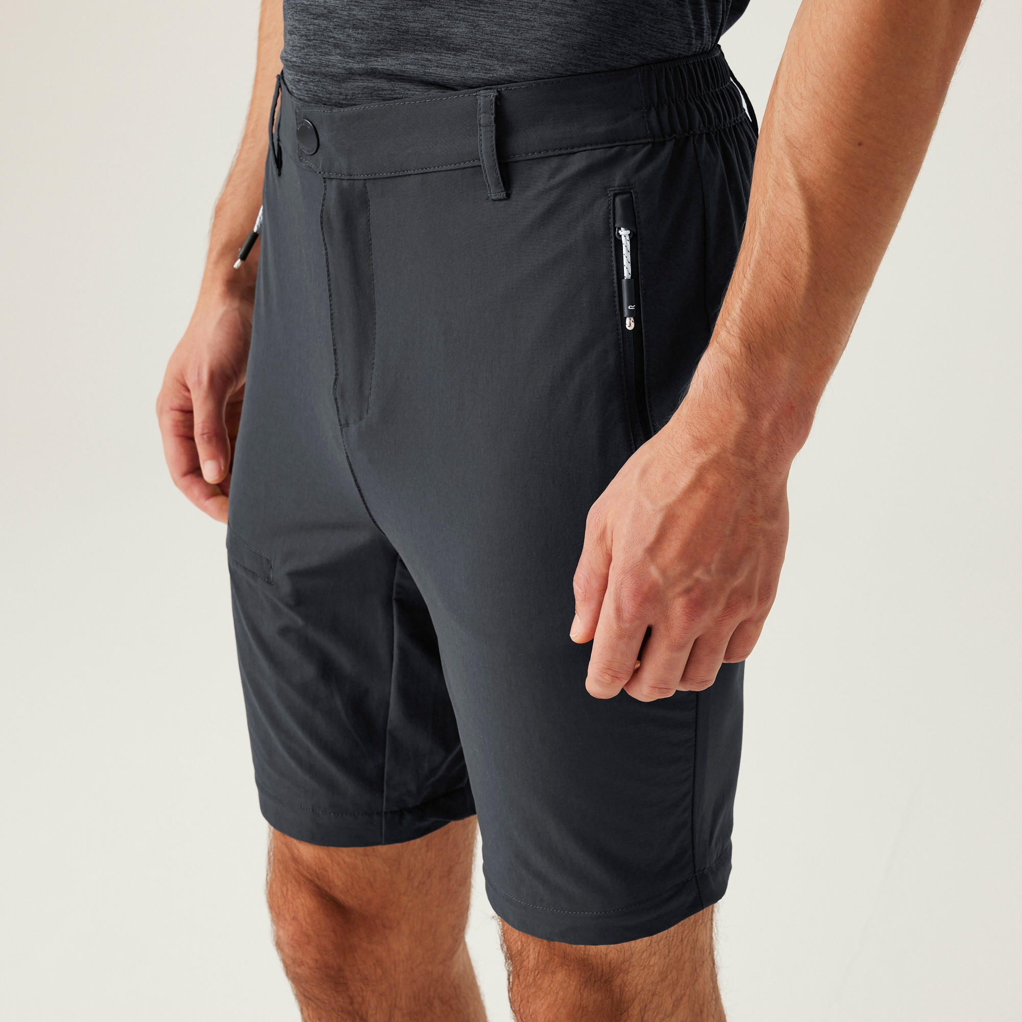 Men's Highton II Zip Off Walking Trousers | Ash