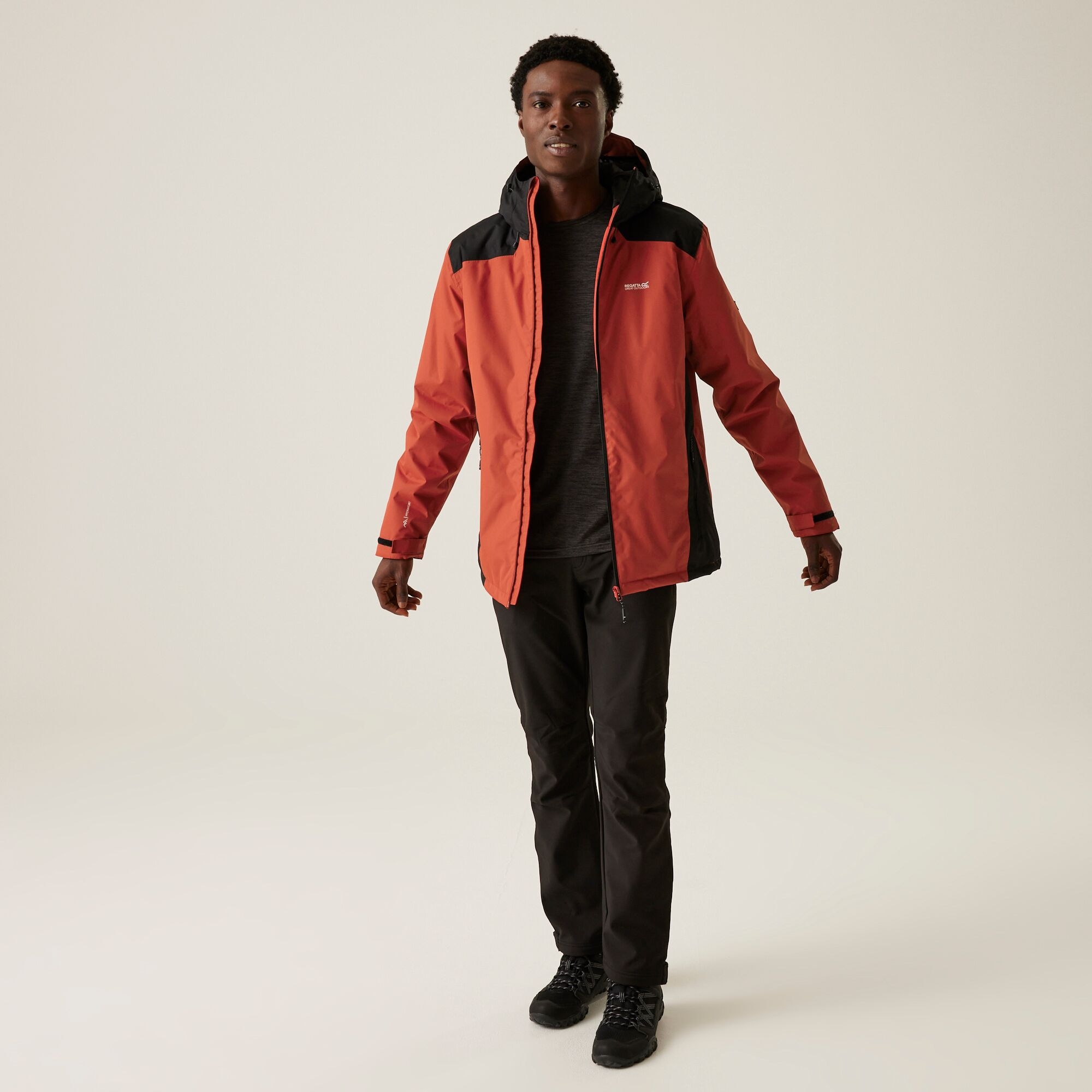Men's Thornridge II Waterproof Insulated Jacket | Red Ochre Black