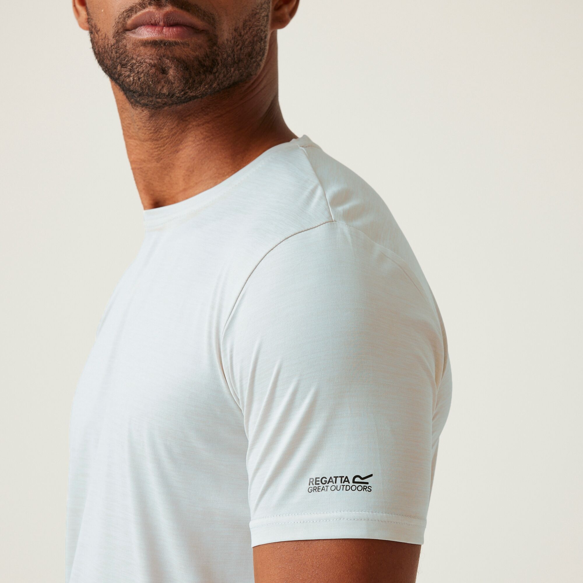 Men's Fingal Edition Marl T-Shirt | Stone White
