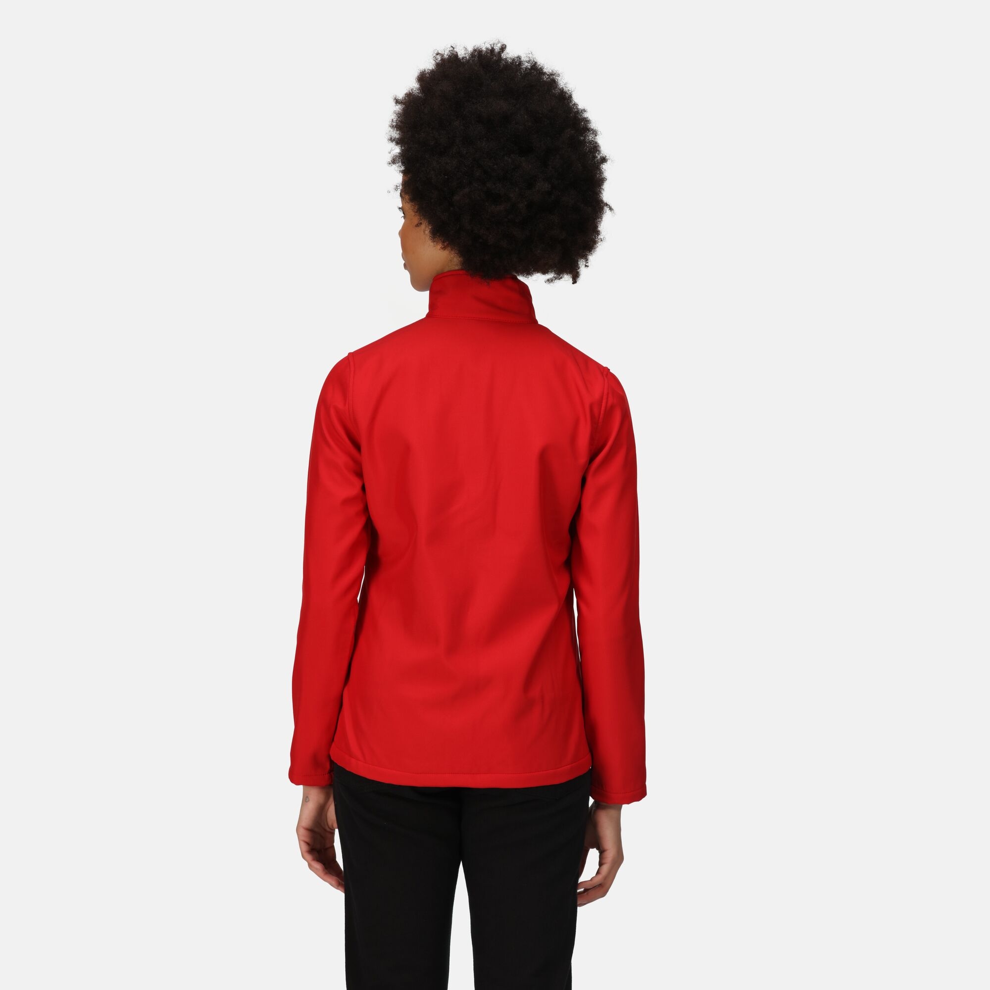 Women's Ablaze Printable Softshell Jacket | Classic Red Black