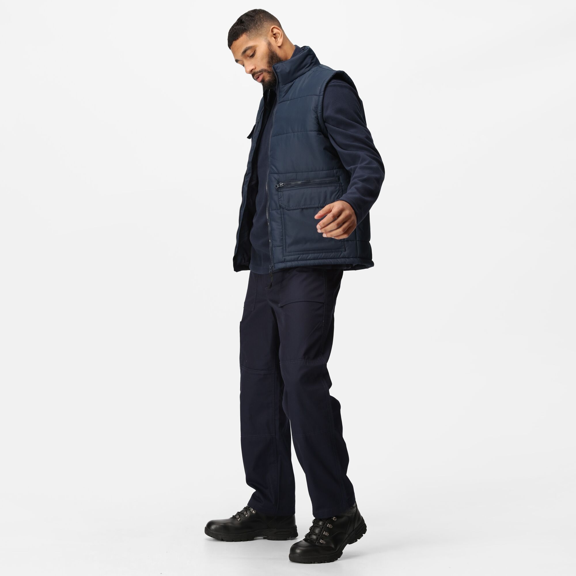 Men's Steller Multi Zip Insulated Bodywarmer | Navy