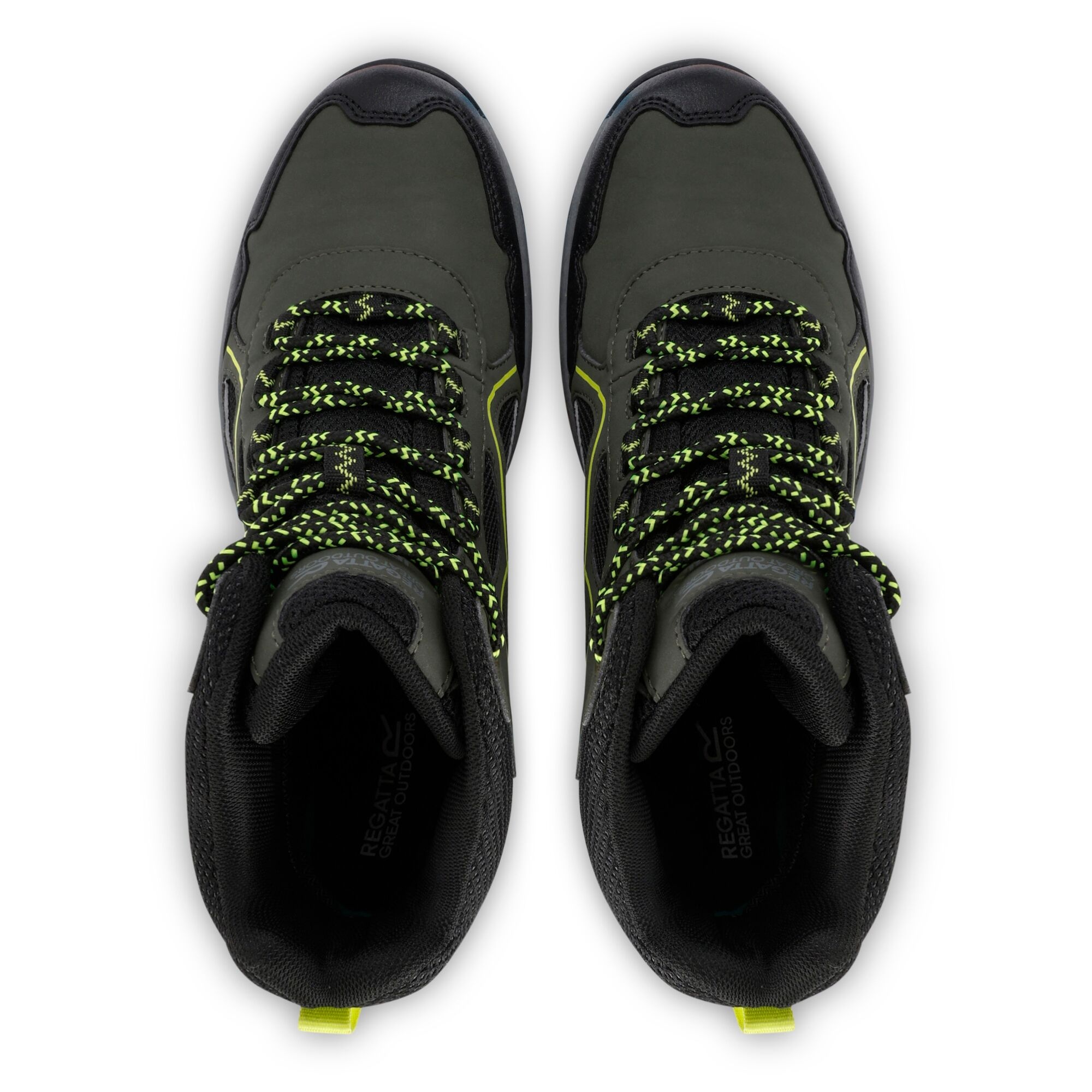 Men's Vendeavour Walking Boots | Dark Khaki Lime punch