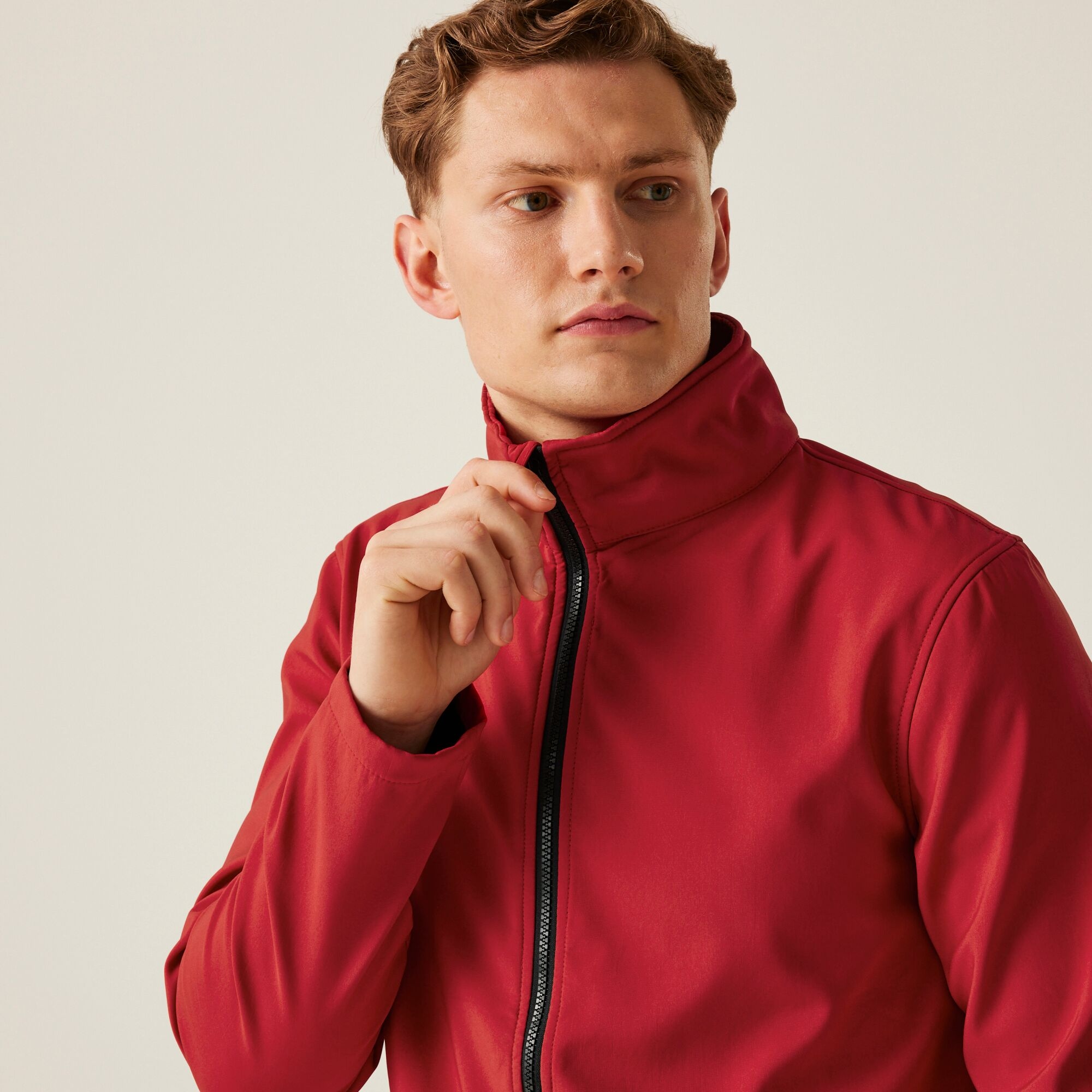 Men's Ablaze Printable Softshell Jacket | Classic Red Black