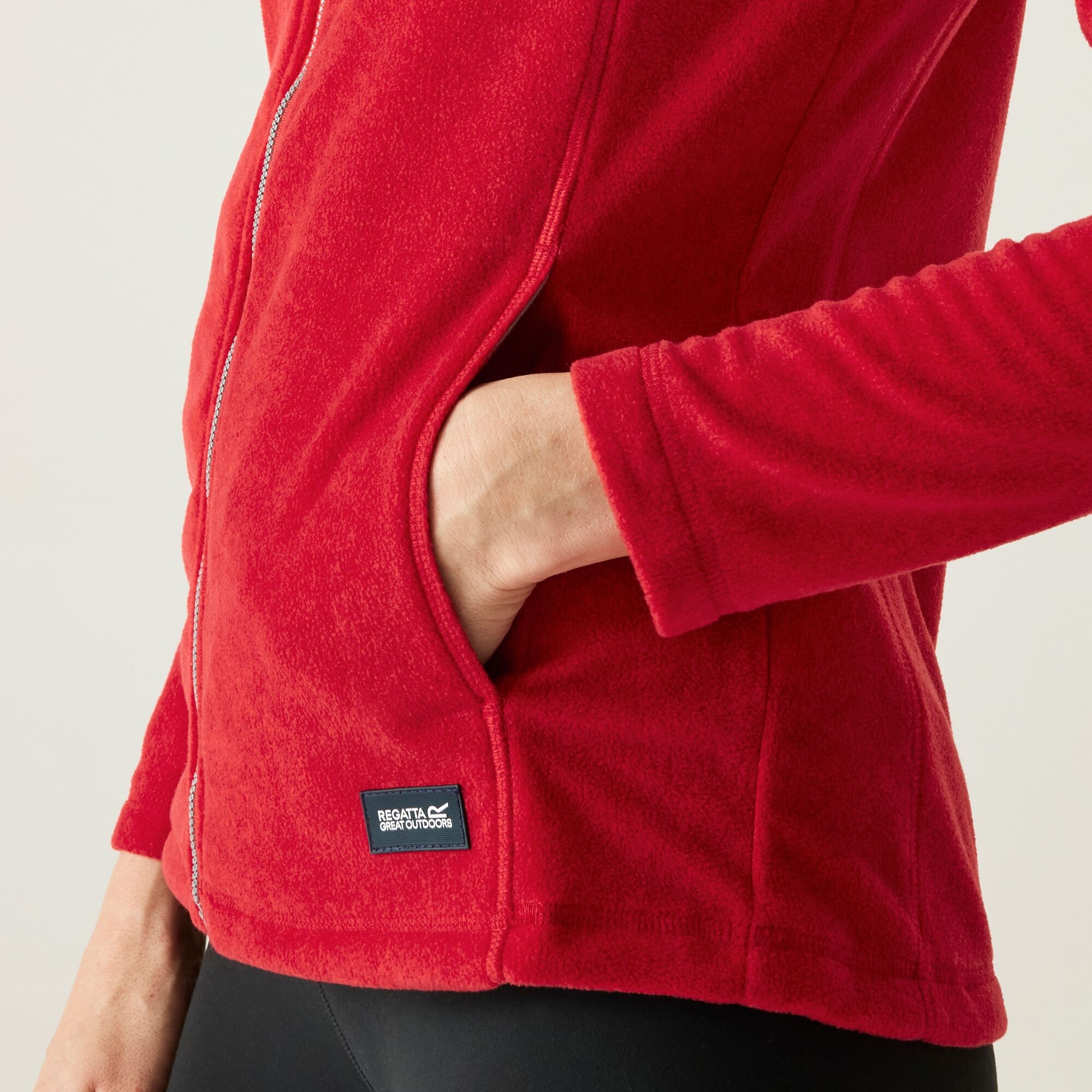 Women's Mayse Full Zip Fleece | High Risk Red Marl