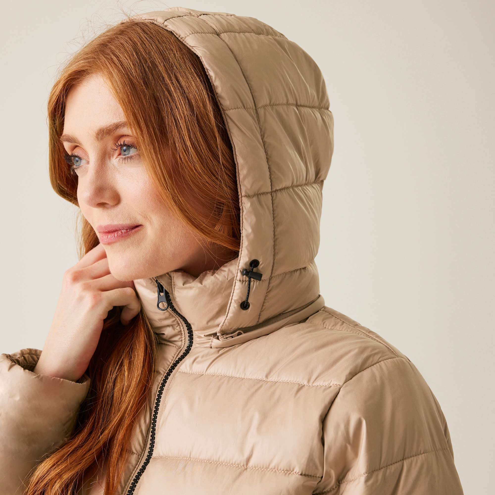 Women's Starler Insulated Padded Jacket | Warm Taupe