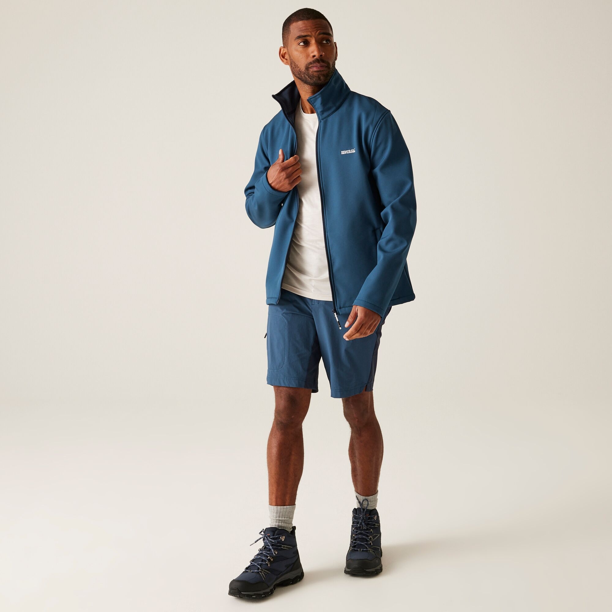 Men's Cera V Softshell Jacket | Moonlight Denim