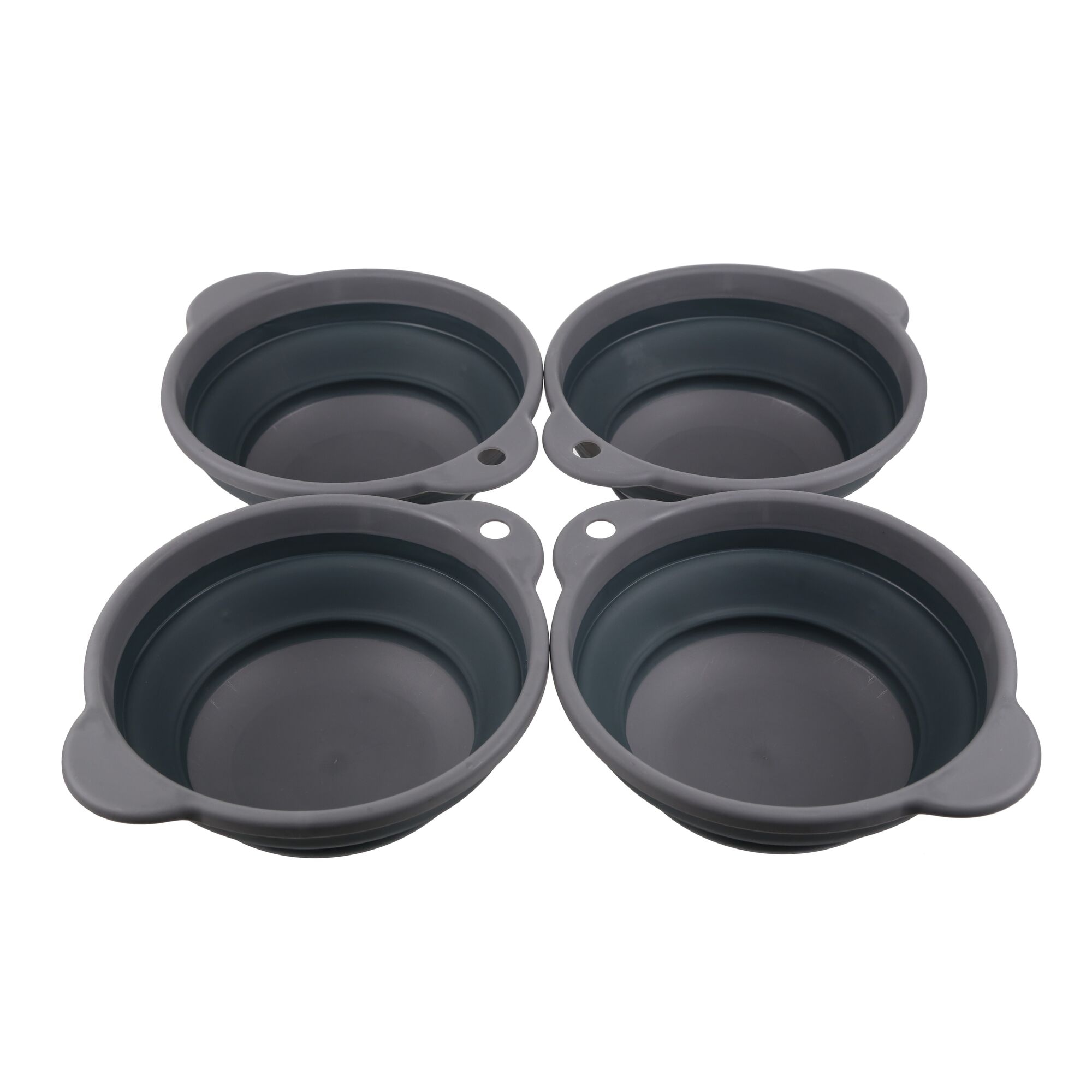 Folding Bowls Set of 4 | Ebony Grey