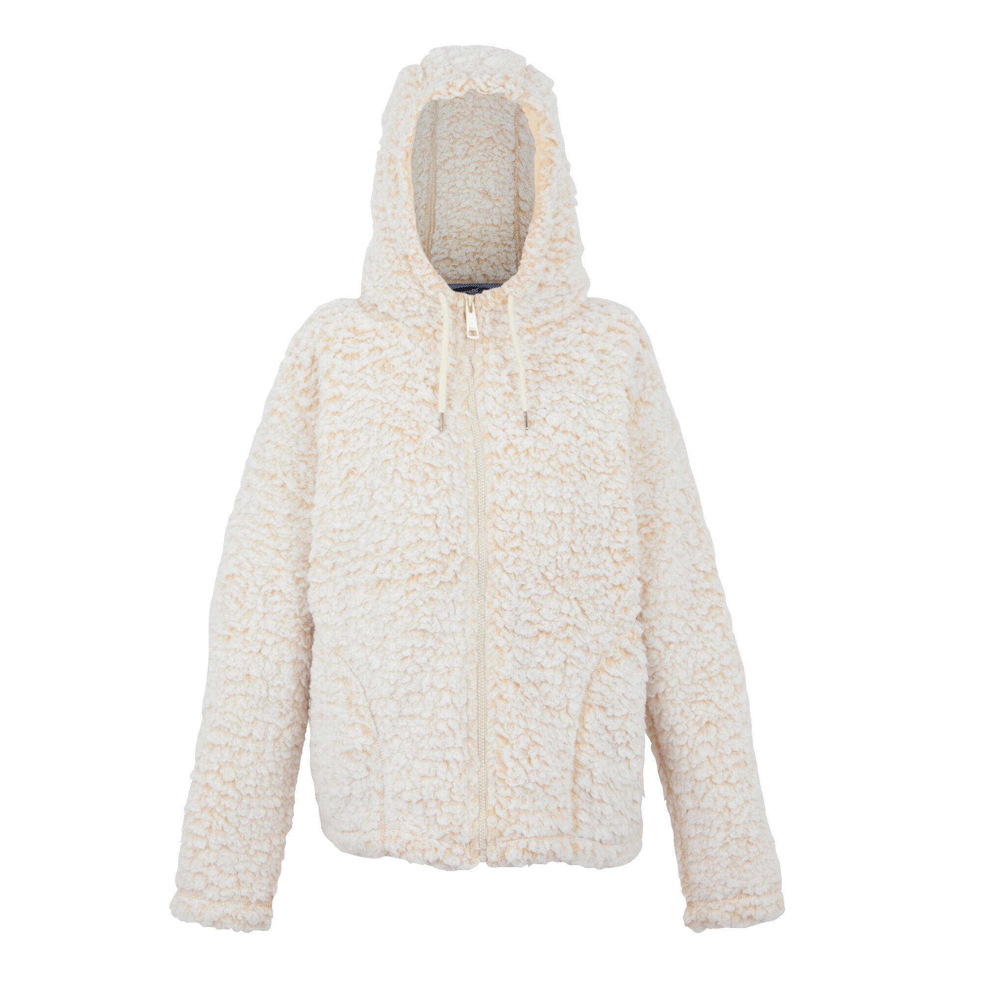 Women's Zelpha Fluffy Hooded Fleece | Light Vanilla